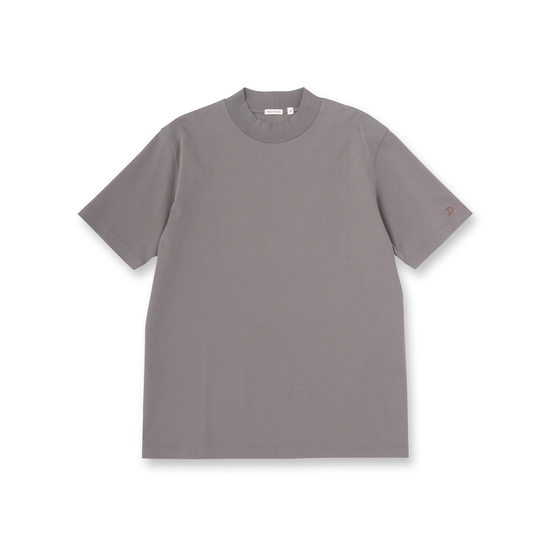 DRESSTERIOR「【接触冷感／抗菌防臭／消臭】ICE CLEAR COTTON モックネックTシャツ」|Tシャツ・カットソー|