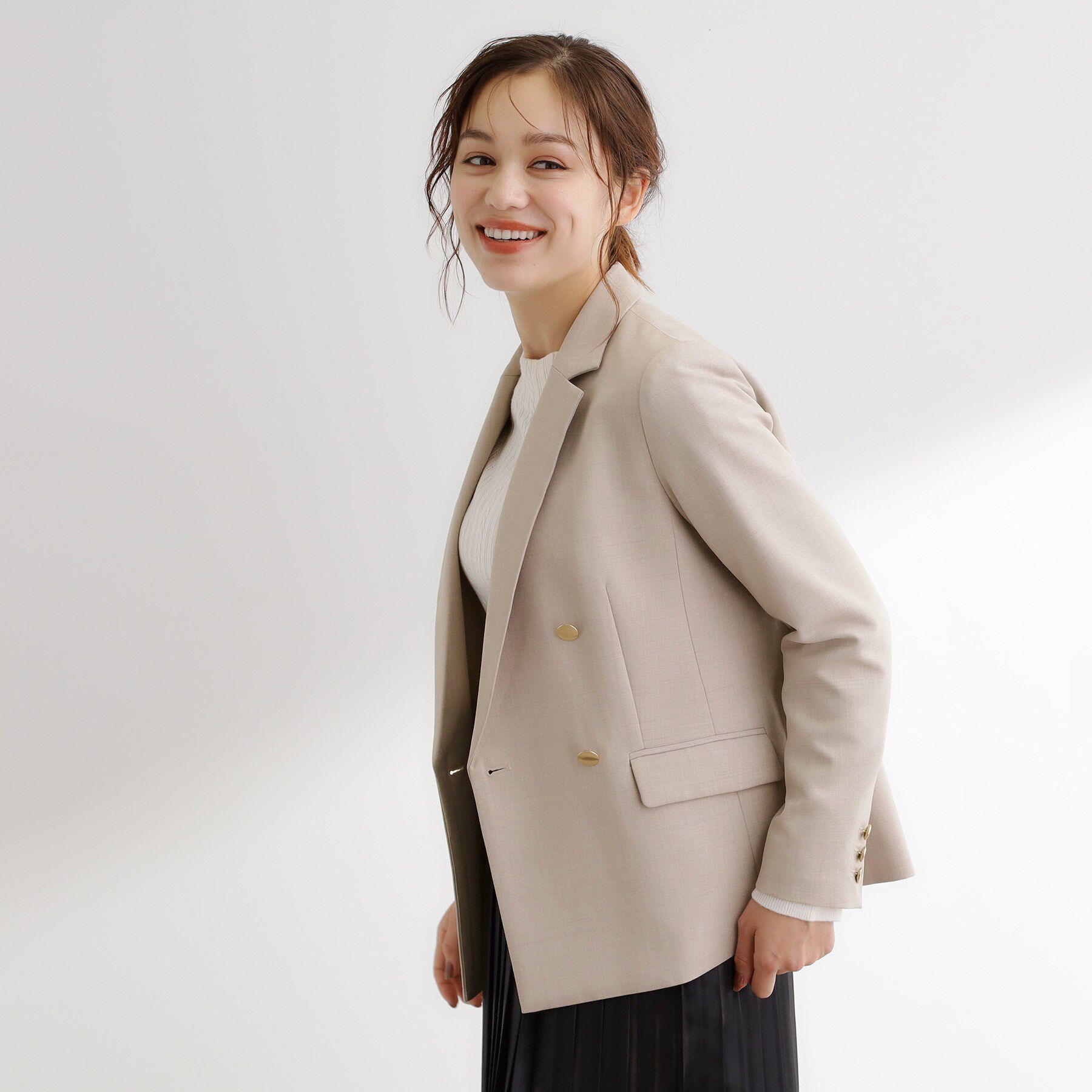 grove「【カセット服】ダブルブレストテーラードジャケット」|テーラードジャケット|