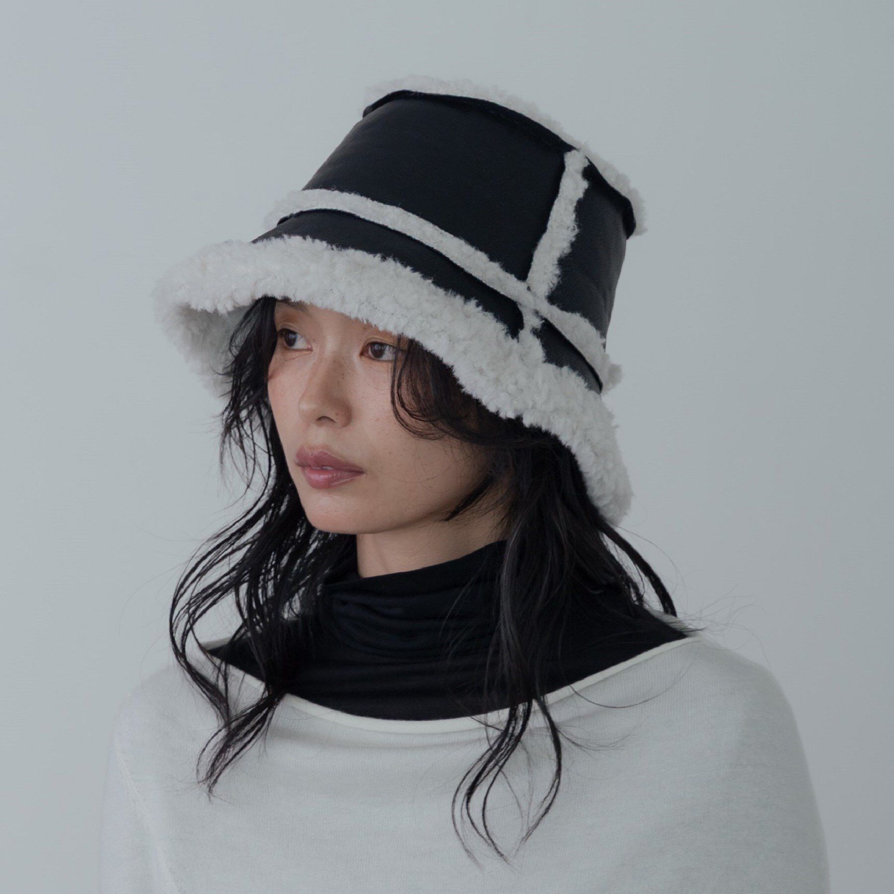 GALLEST「ボアバケットハット」|ハット|