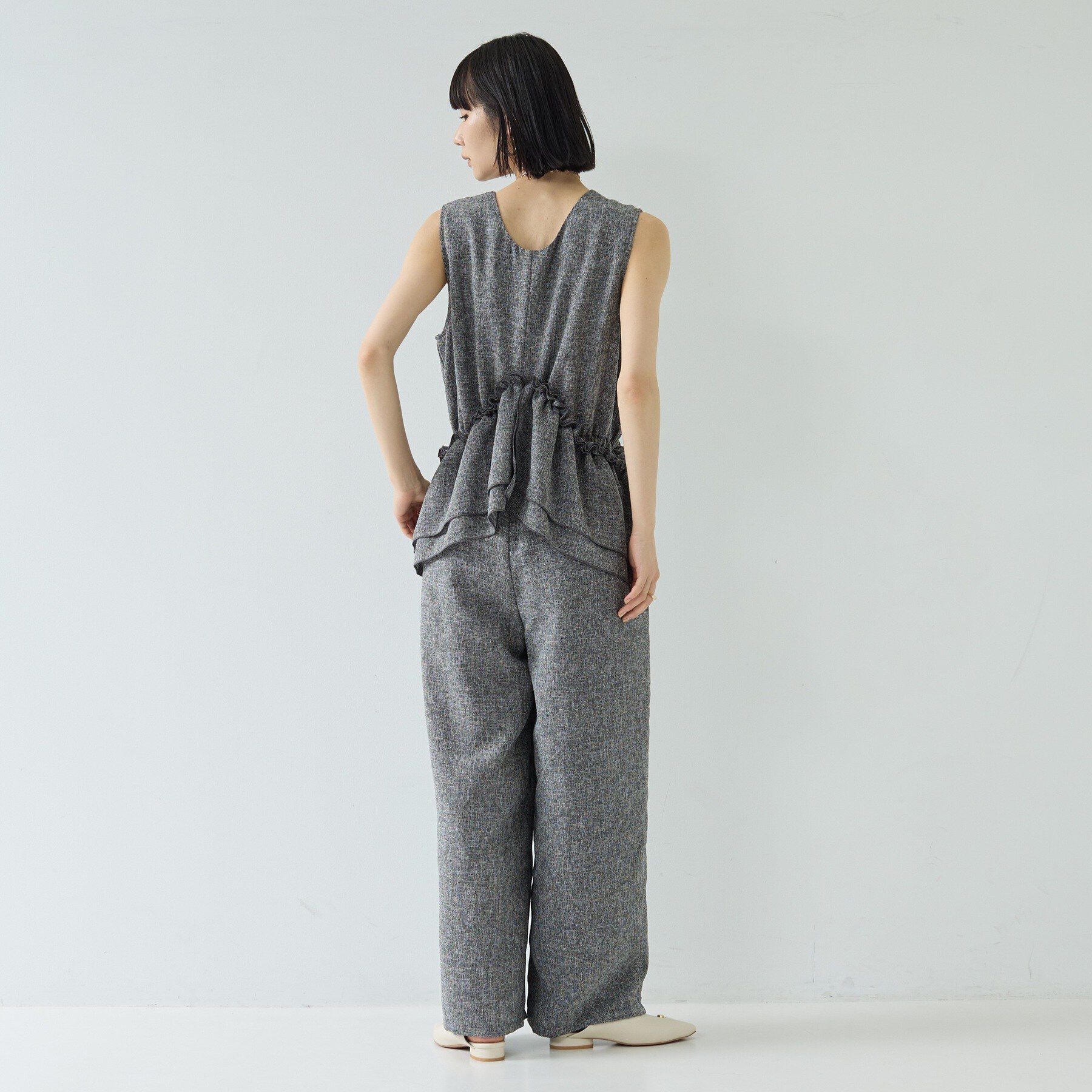 GALLEST「【一部店舗限定】4WAYツイードオールインワン」|オールインワン|