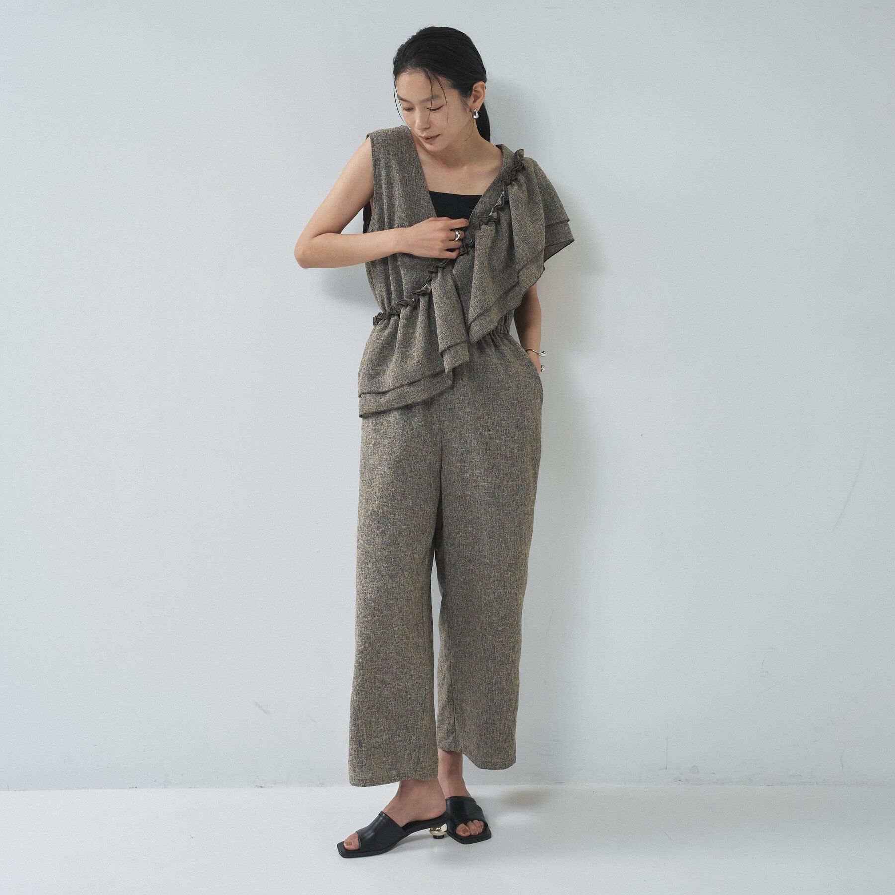 GALLEST「【一部店舗限定】4WAYツイードオールインワン」|オールインワン|