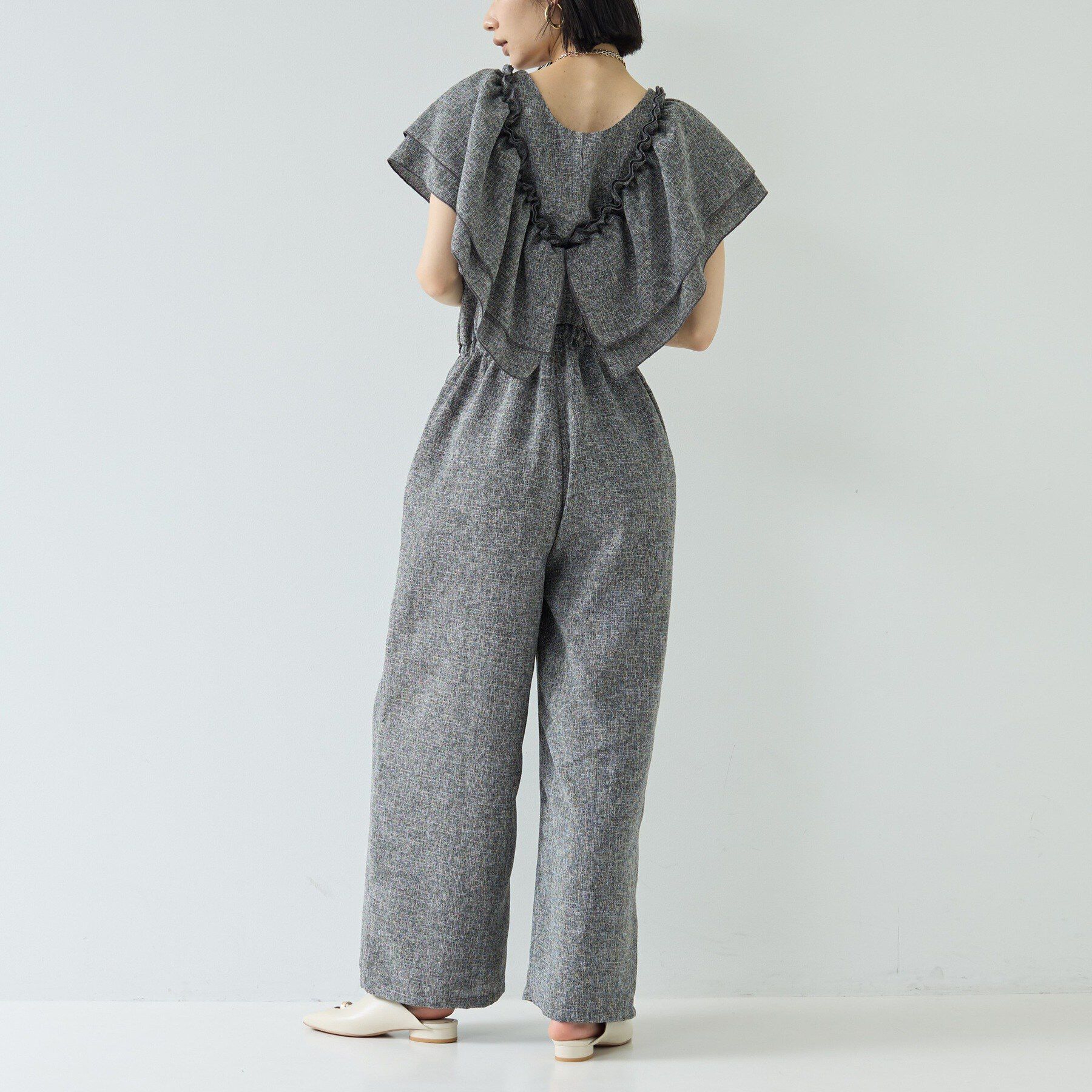 GALLEST「【一部店舗限定】4WAYツイードオールインワン」|オールインワン|