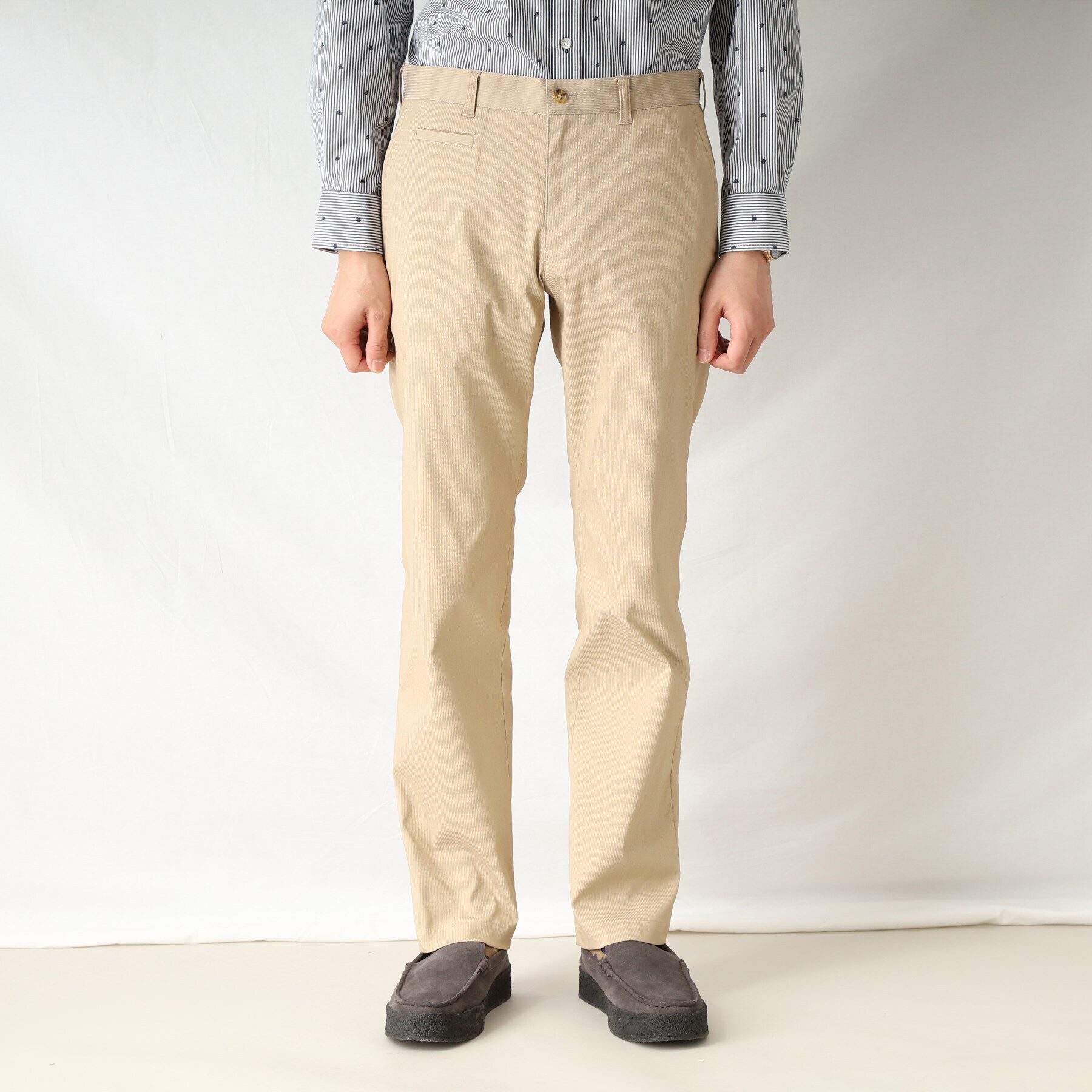 TAKEO KIKUCHI「ハイストレッチ ピケ スリム パンツ」|その他|