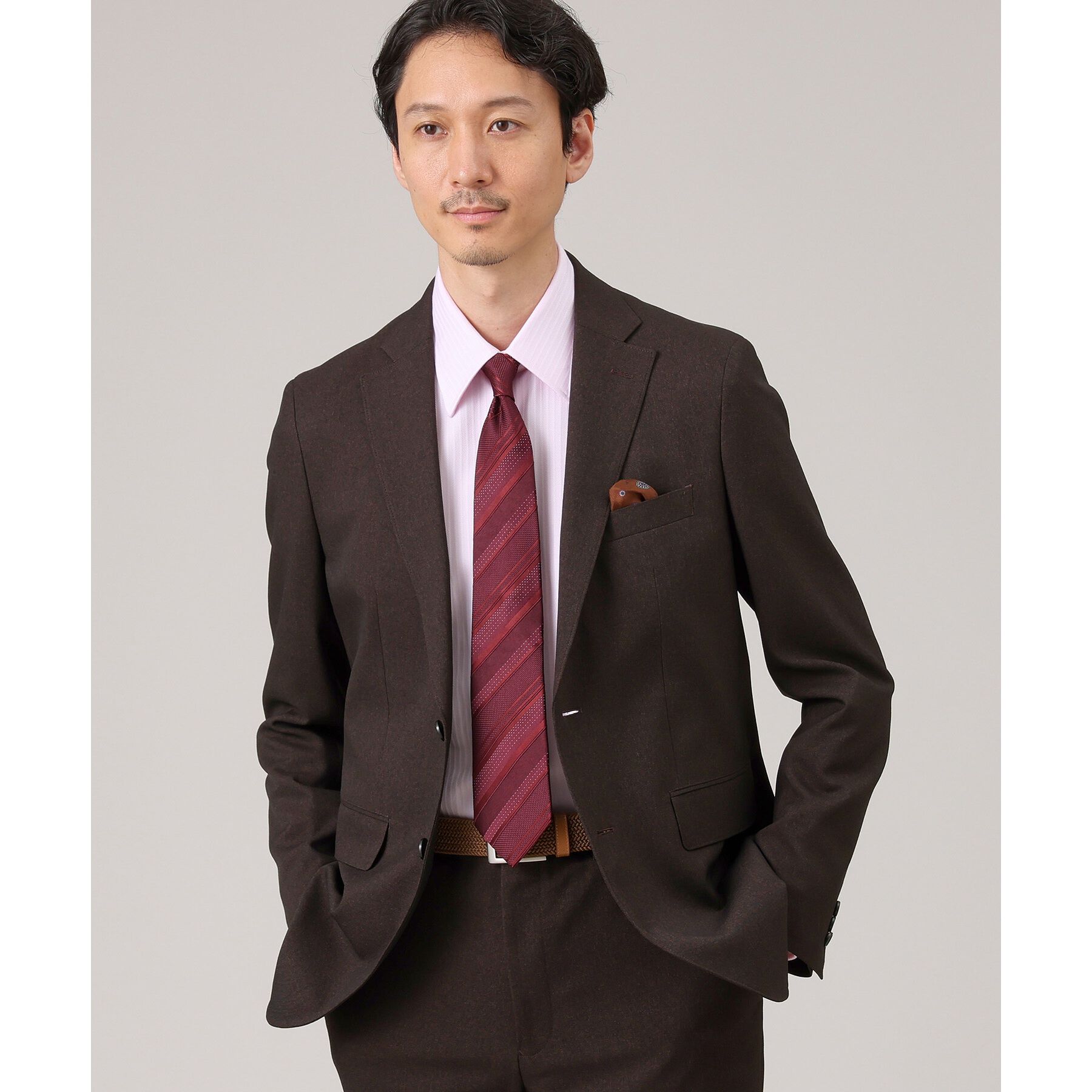 TAKEO KIKUCHI「【ベストセラー/日本製】シャドーストライプ シルクネクタイ」|ネクタイ・蝶ネクタイ|