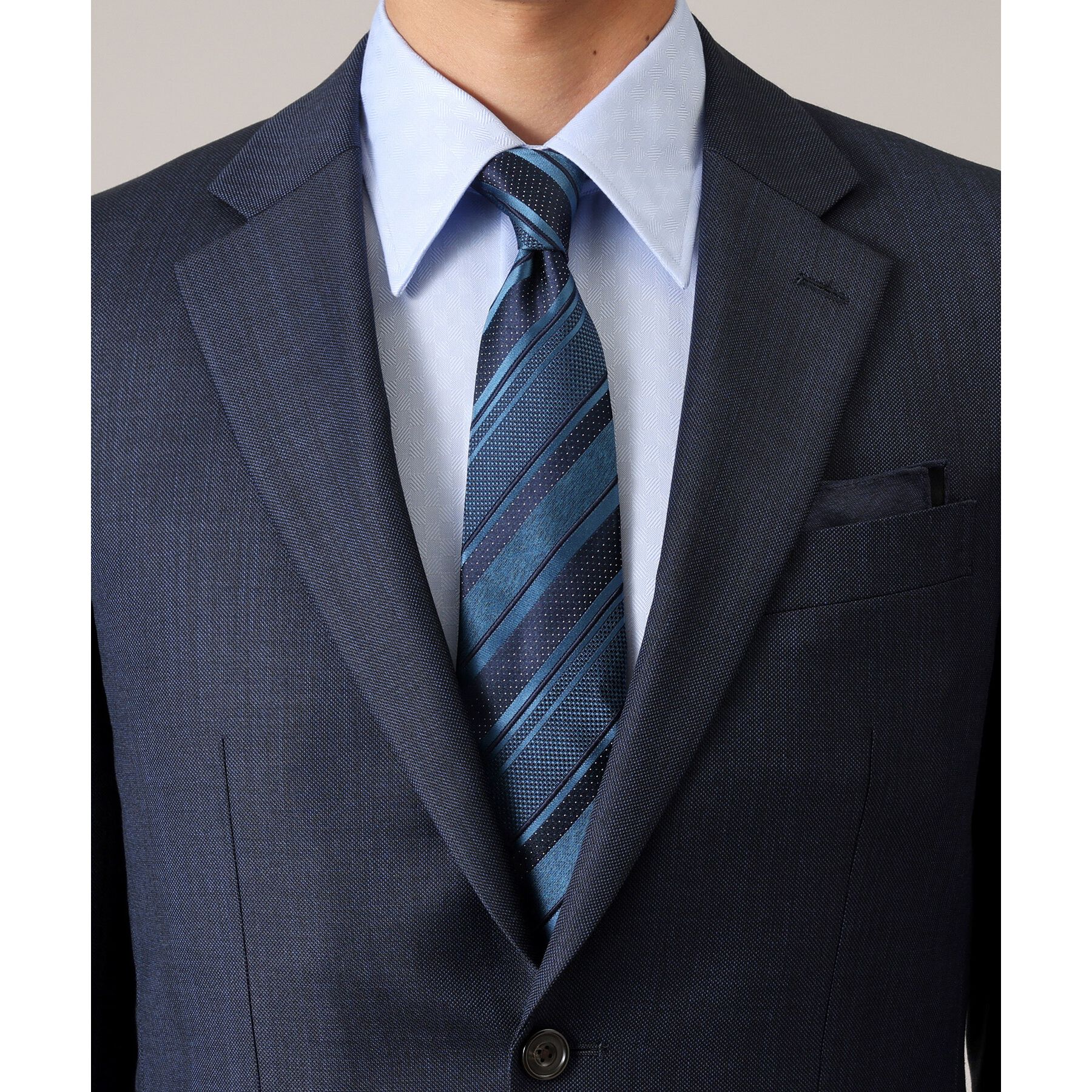 TAKEO KIKUCHI「【ベストセラー/日本製】シャドーストライプ シルクネクタイ」|ネクタイ・蝶ネクタイ|