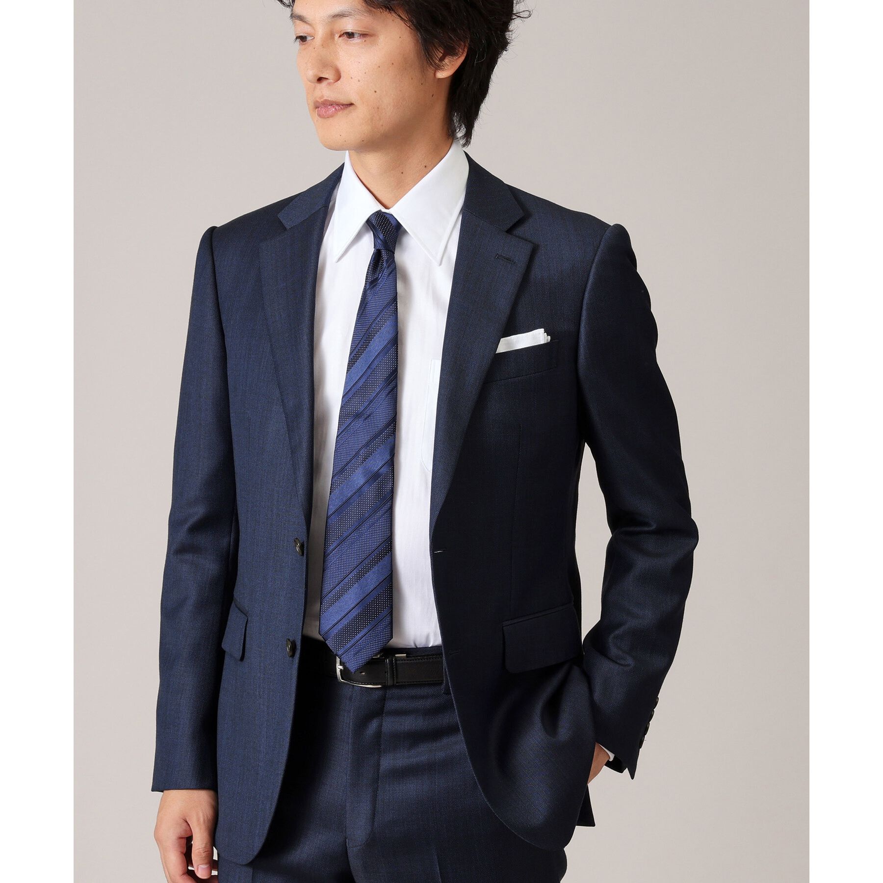 TAKEO KIKUCHI「【ベストセラー/日本製】シャドーストライプ シルクネクタイ」|ネクタイ・蝶ネクタイ|