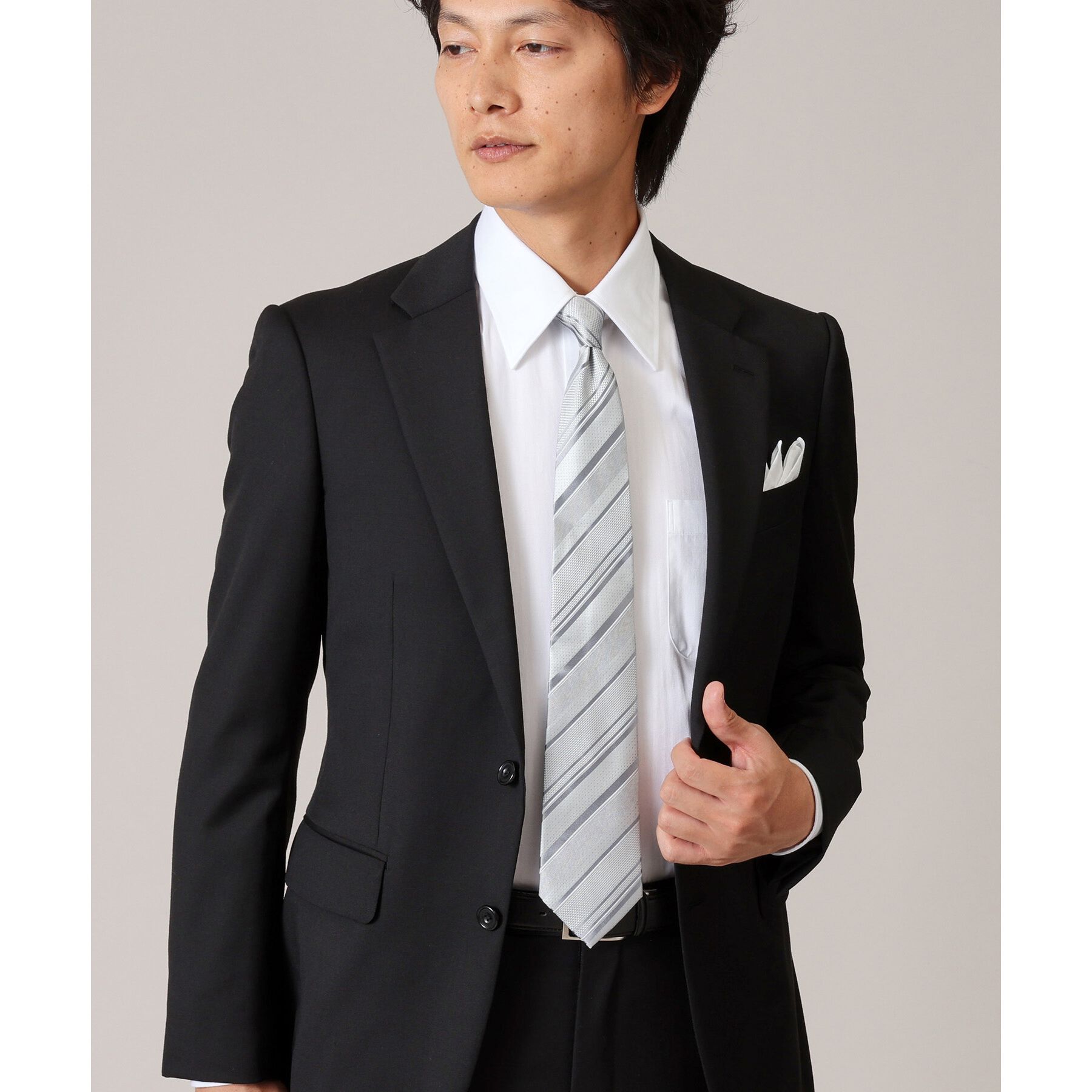 TAKEO KIKUCHI「【ベストセラー/日本製】シャドーストライプ シルクネクタイ」|ネクタイ・蝶ネクタイ|