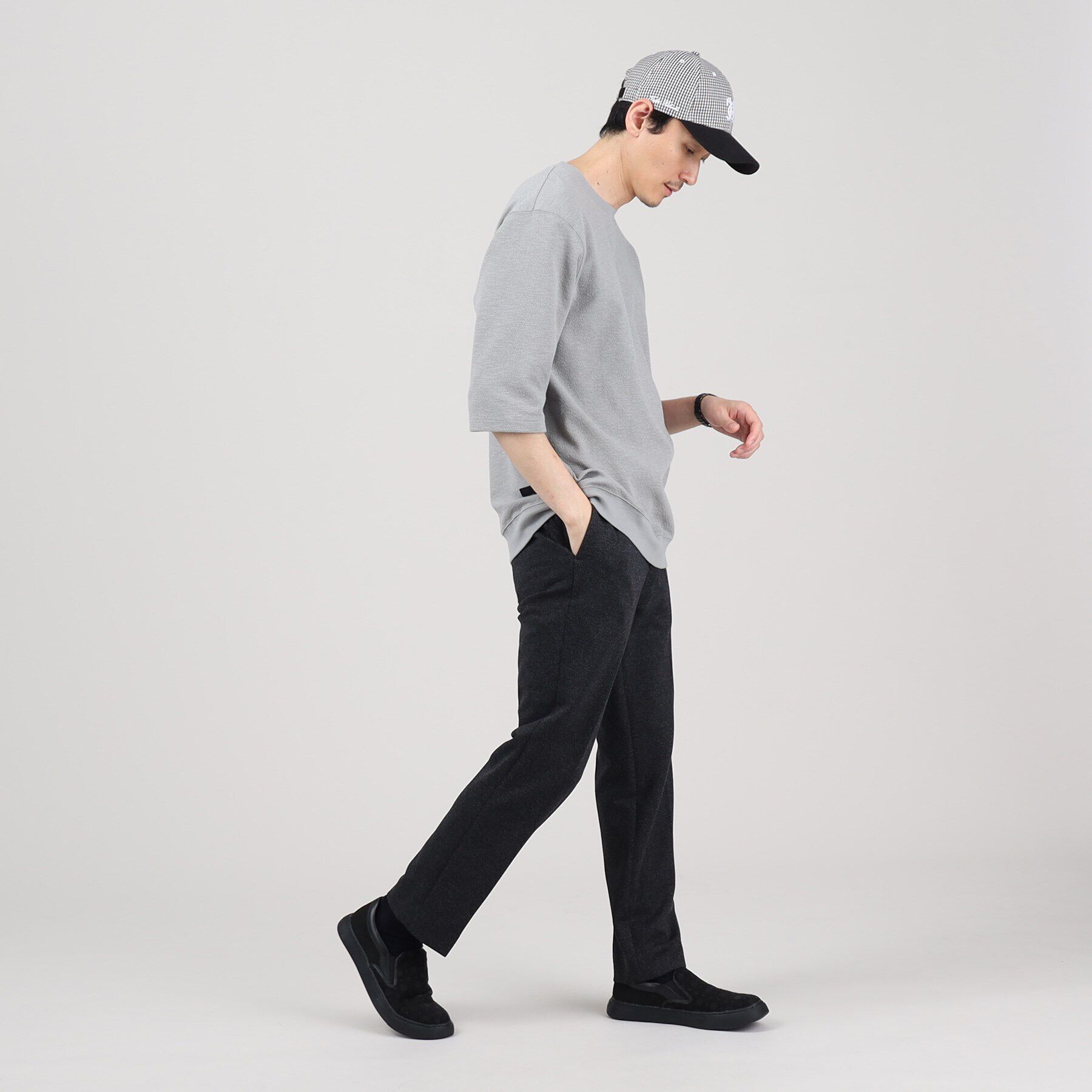 TAKEO KIKUCHI「【Sサイズ～】メランジ ストレッチ ジャージー スラックス」|その他|