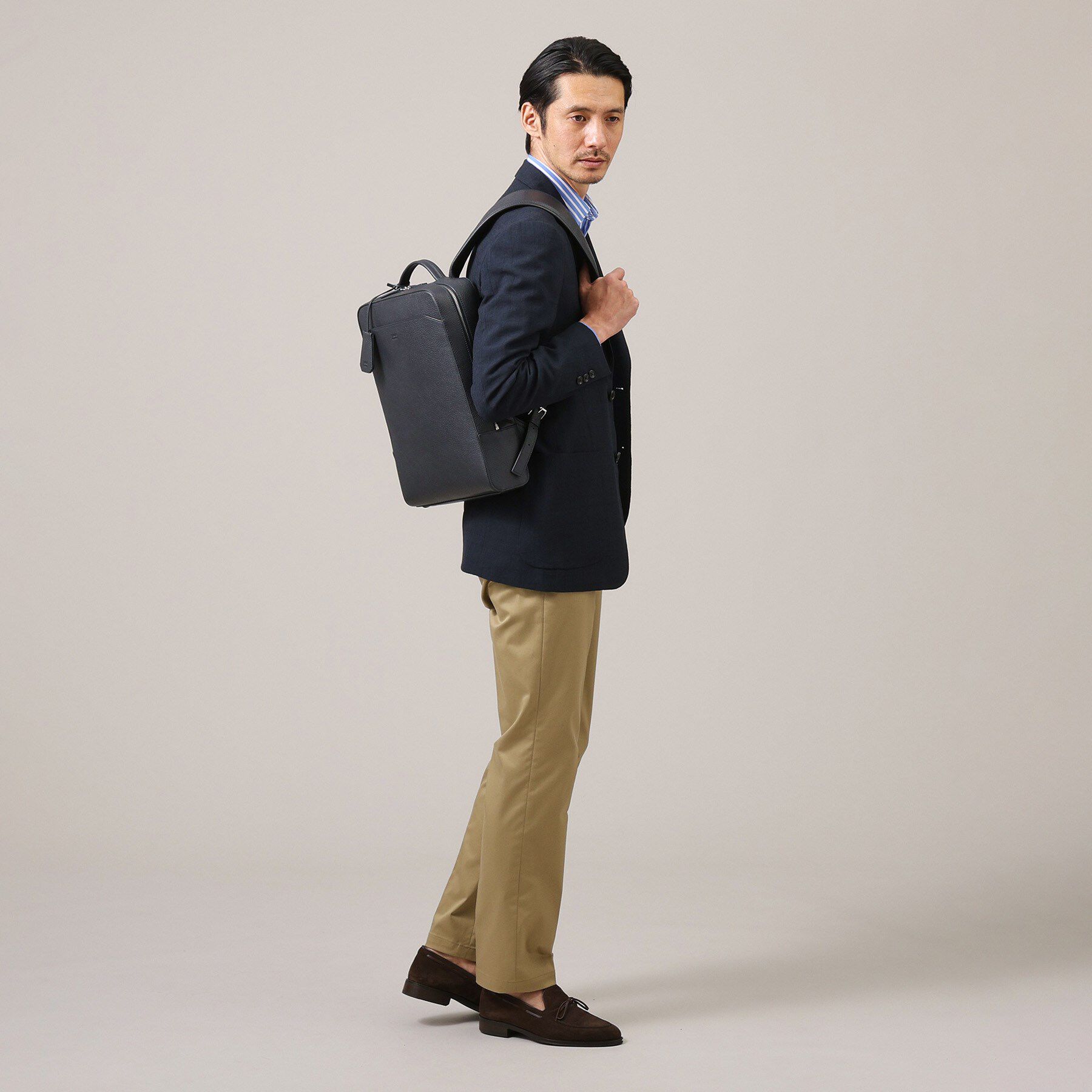 TAKEO KIKUCHI「フルベジタブルレザー バックパック」|リュック|