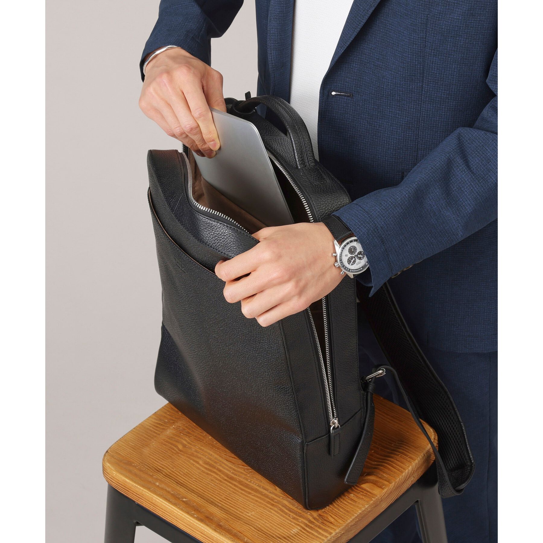 TAKEO KIKUCHI「フルベジタブルレザー バックパック」|リュック|