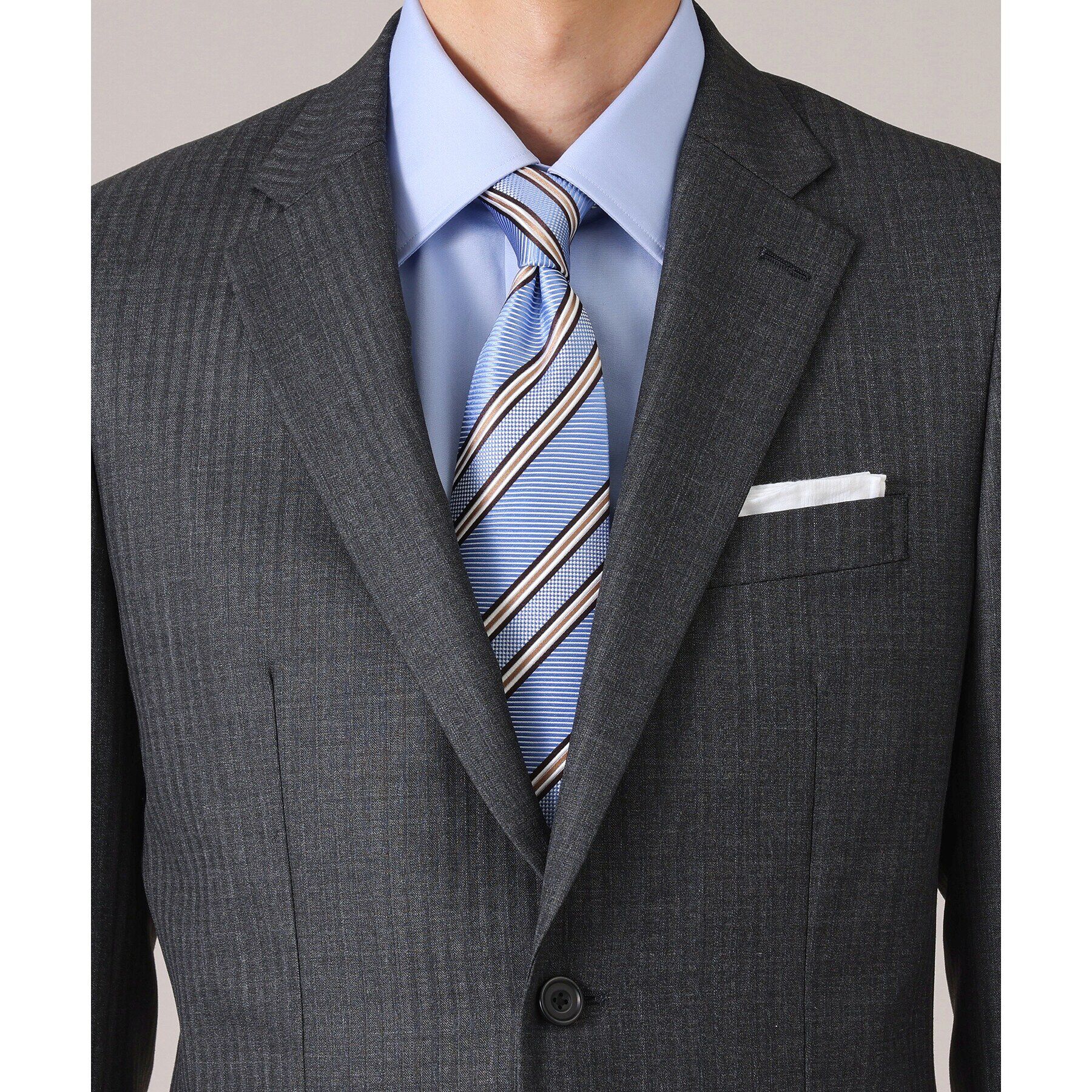 TAKEO KIKUCHI「【会話の増えるネクタイ】ベーシックストライプ　チェンジタイ」|ネクタイ・蝶ネクタイ|