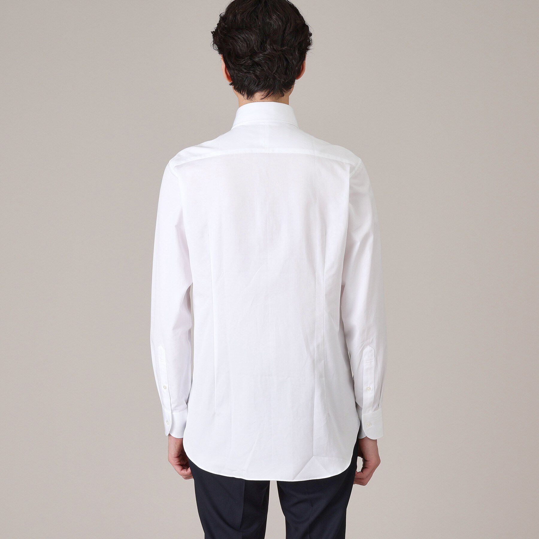 TAKEO KIKUCHI「グログラン セミワイドカラー シャツ」|シャツ・ブラウス|