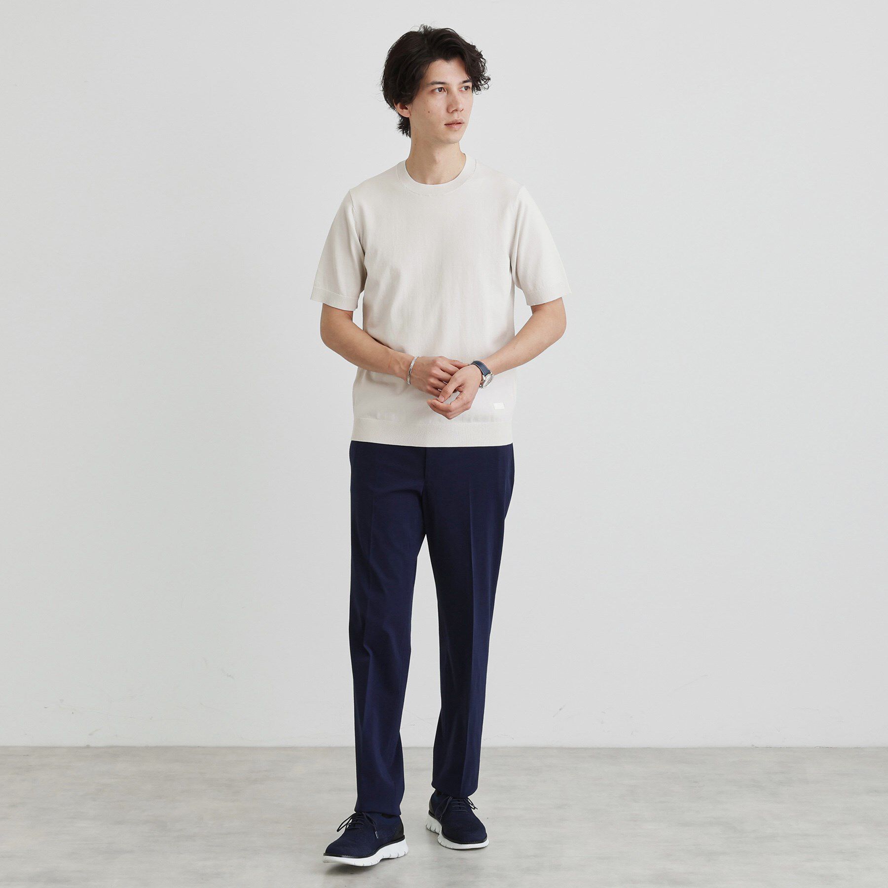 TAKEO KIKUCHI「テーラードニット プルオーバー」|Tシャツ・カットソー|