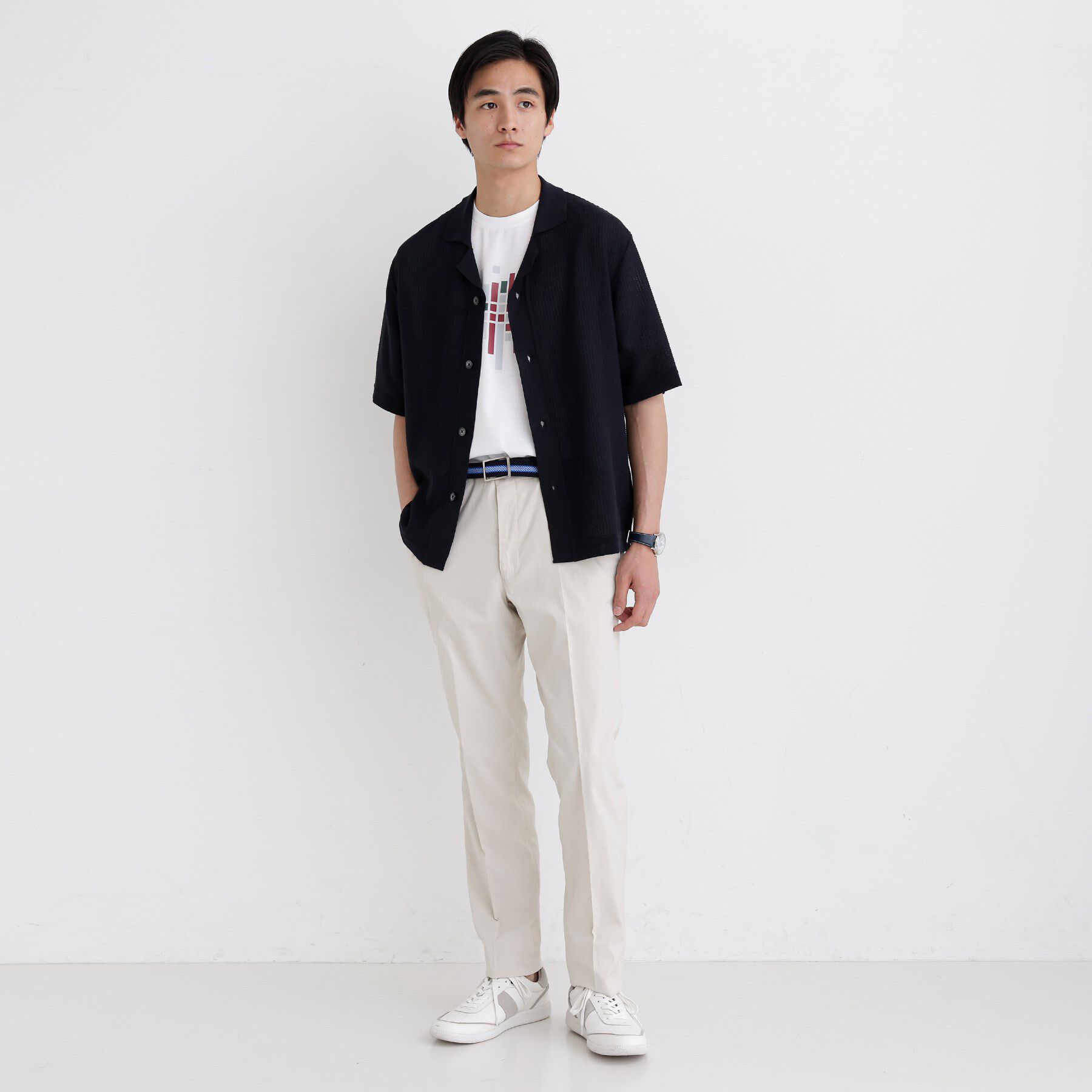 TAKEO KIKUCHI「ニットシャツ カーディガン」|カーディガン|