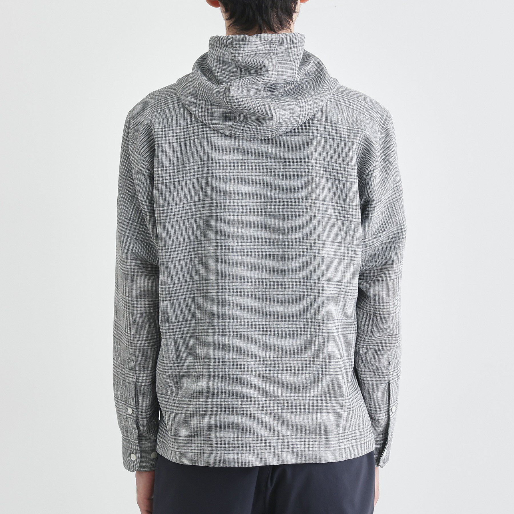 TAKEO KIKUCHI「【軽羽織】カラミ織り フード羽織りシャツ」|シャツ・ブラウス|