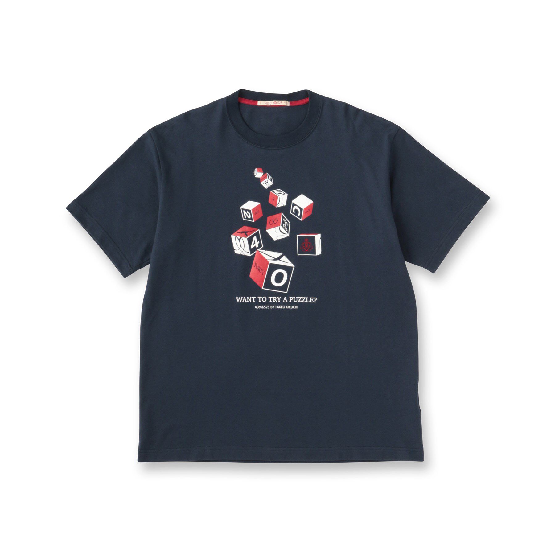 40CARATS&525「【Sサイズ～】キューブグラフィック半袖Tシャツ」|Tシャツ・カットソー|