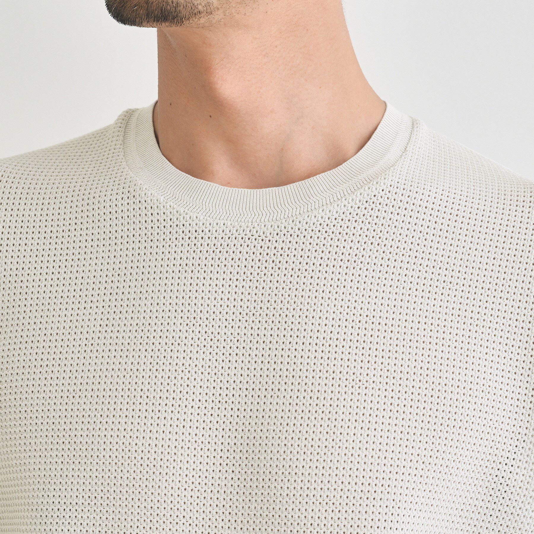 TAKEO KIKUCHI「テクスチャーニット コンビ カットソー」|Tシャツ・カットソー|