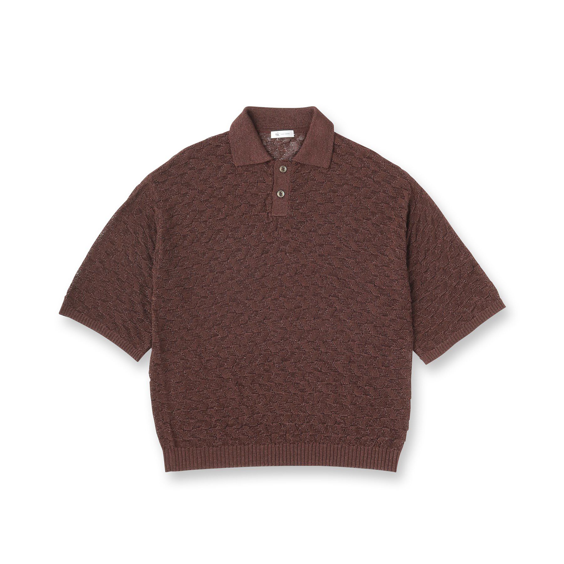 tk.TAKEO KIKUCHI「ストローヤーンポロニット」|ニット・セーター|