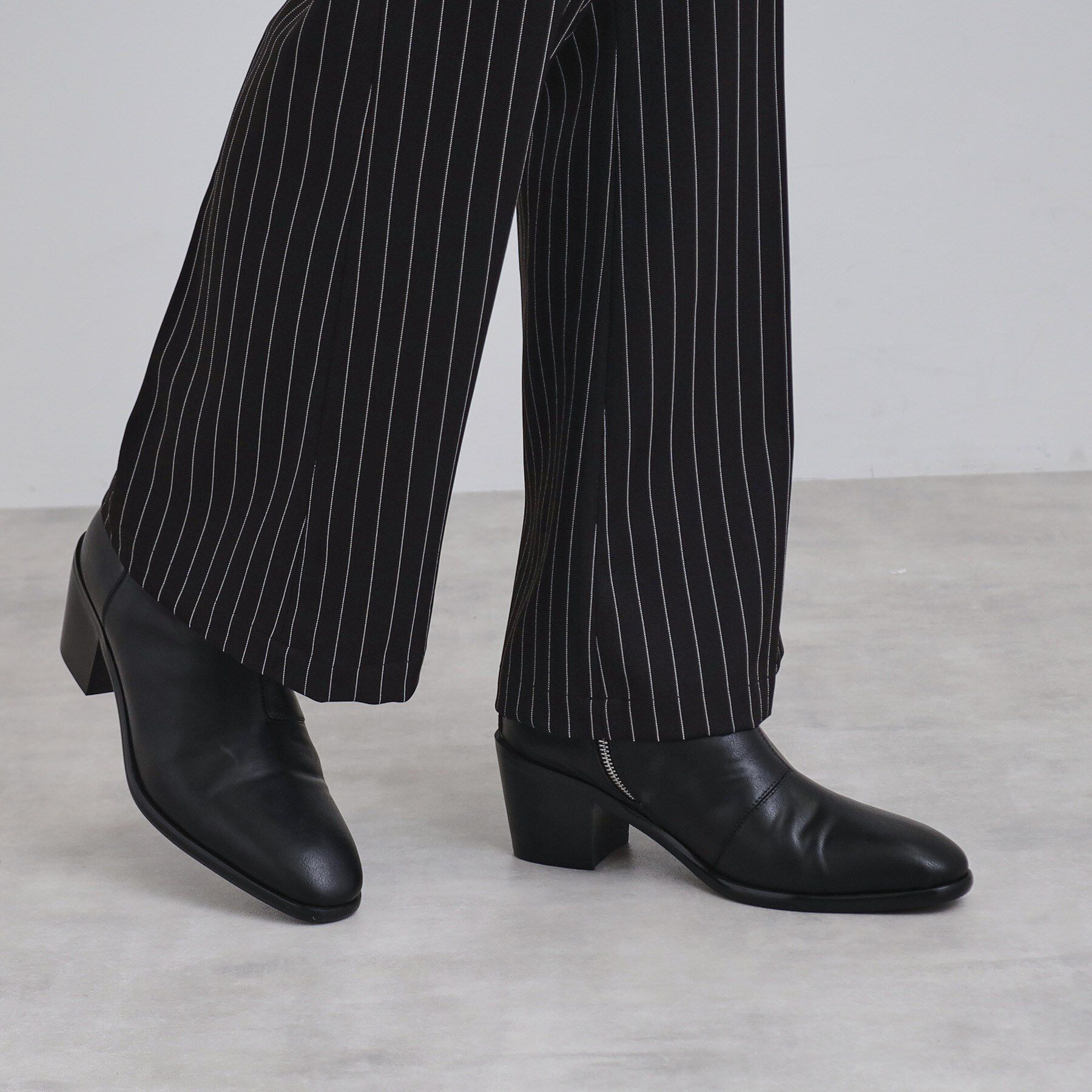 tk.TAKEO KIKUCHI「ヒールジップブーツ」|ショートブーツ|