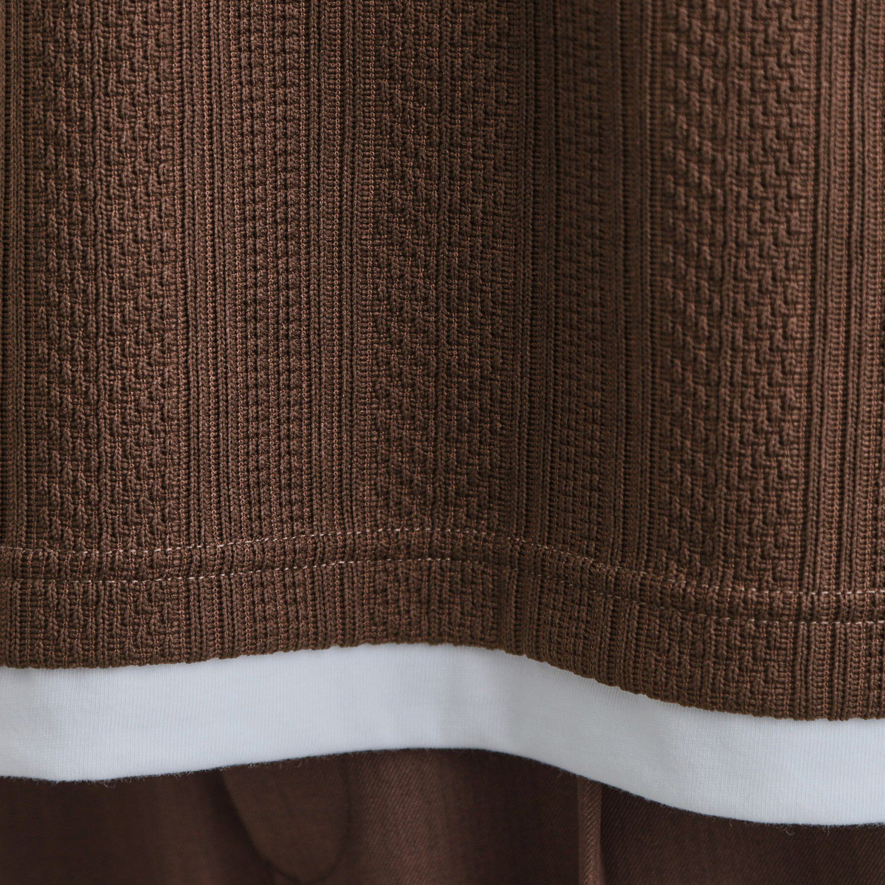 tk.TAKEO KIKUCHI「ニットライクジャカードカットソー」|Tシャツ・カットソー|