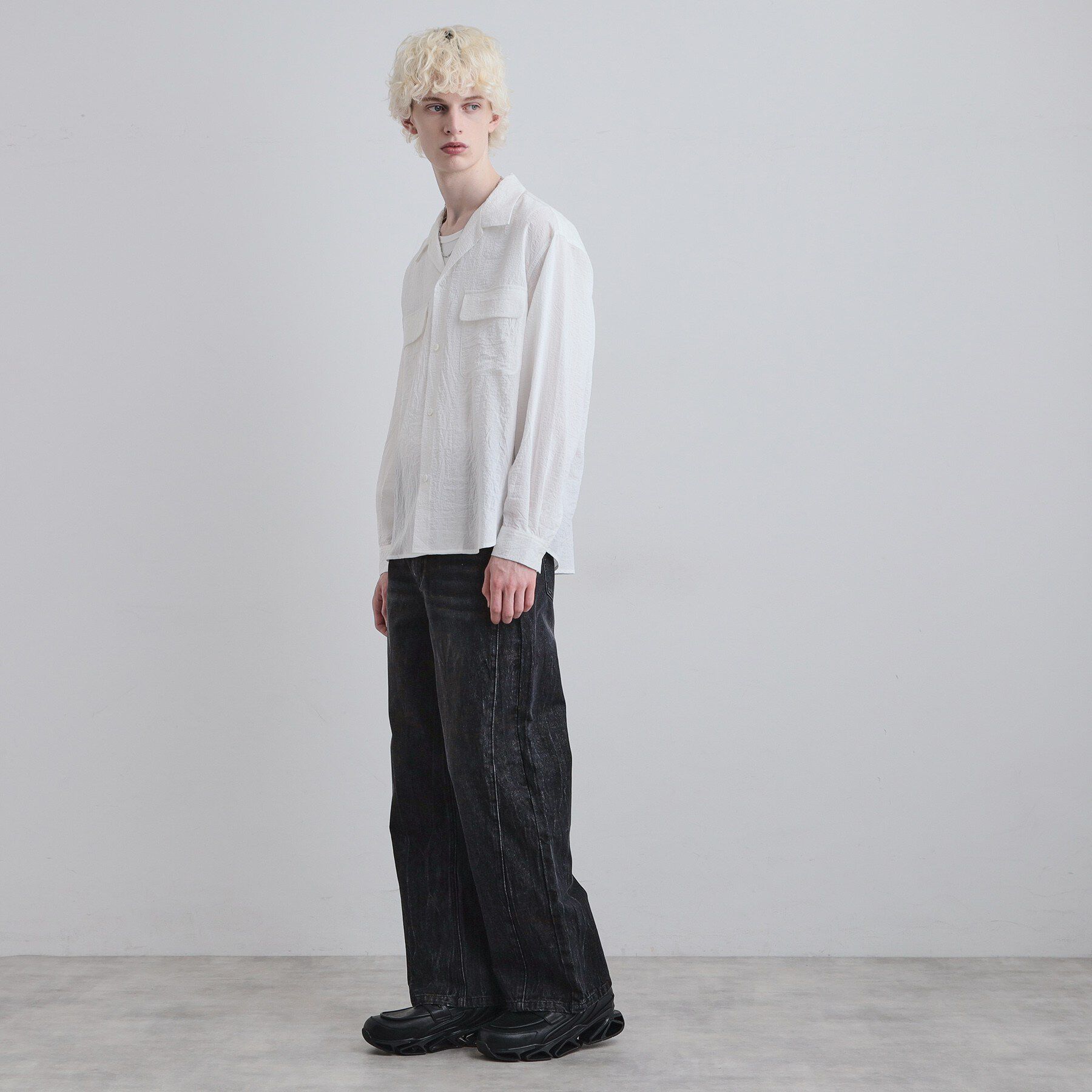 tk.TAKEO KIKUCHI「シアーストライプシャツ」|シャツ・ブラウス|