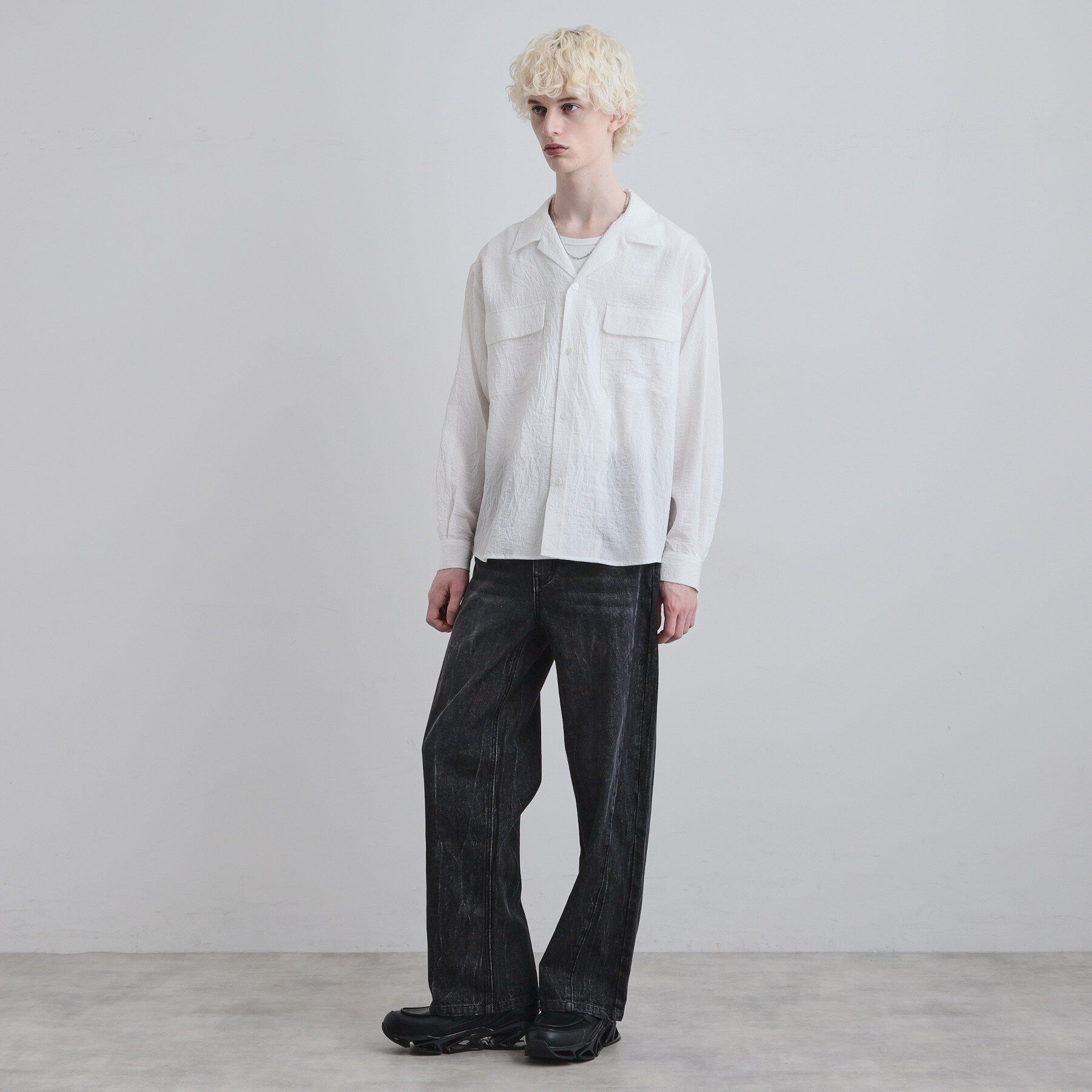 tk.TAKEO KIKUCHI「シアーストライプシャツ」|シャツ・ブラウス|