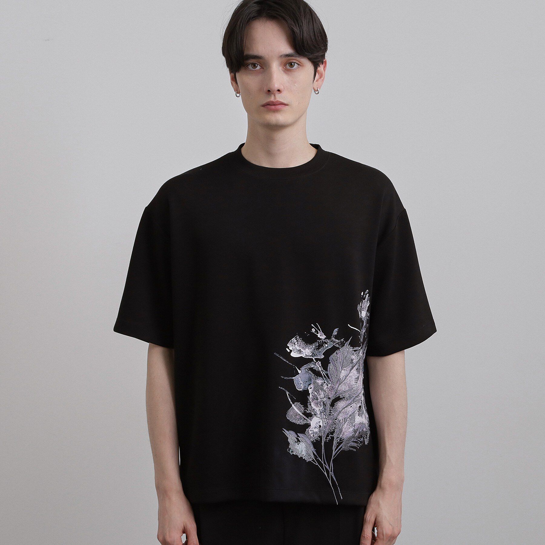 tk.TAKEO KIKUCHI「リーフエンブロブラーTシャツ」|Tシャツ・カットソー|