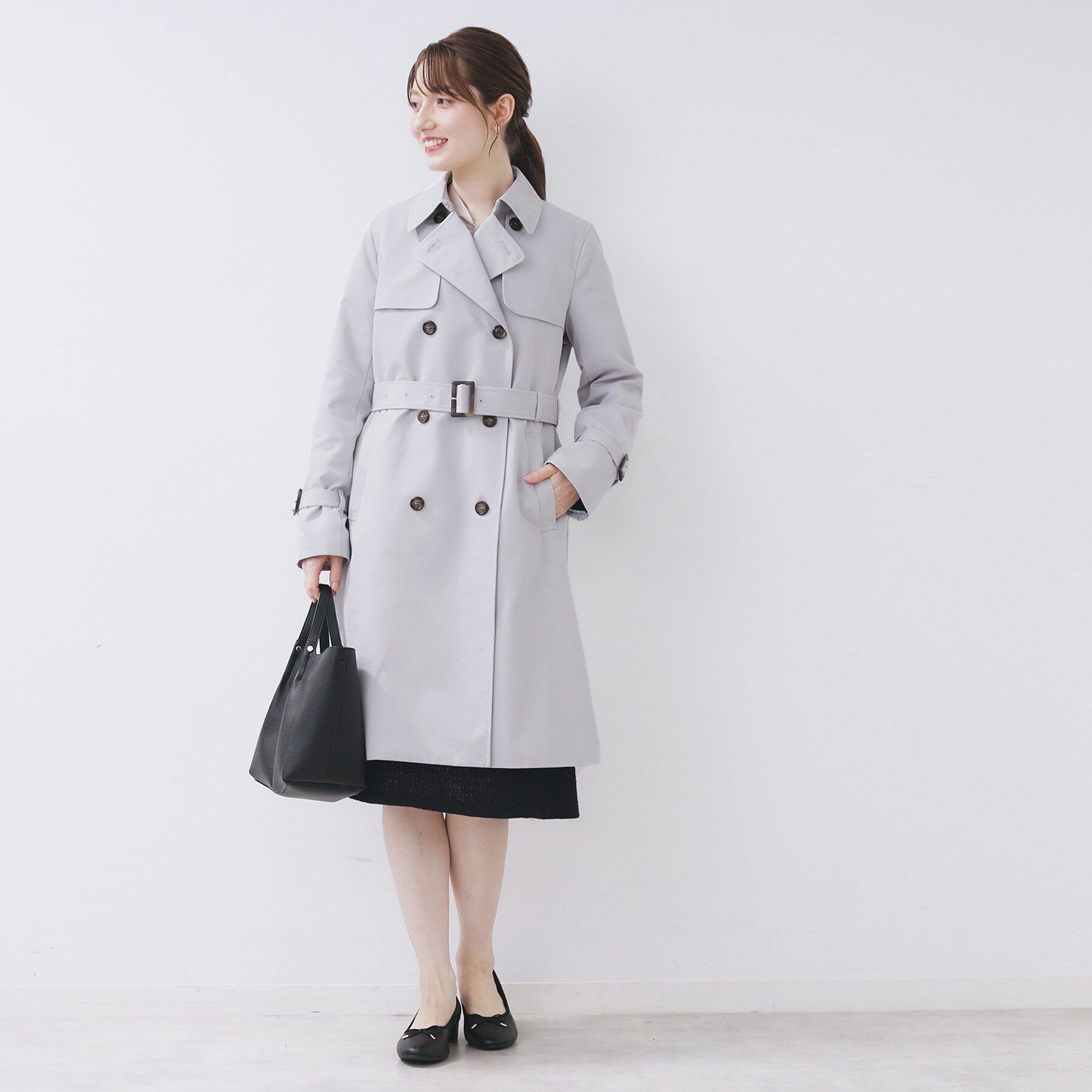 index「トレンチコート【洗濯機OK/撥水/花粉対応】《XS～3L》」|トレンチコート|
