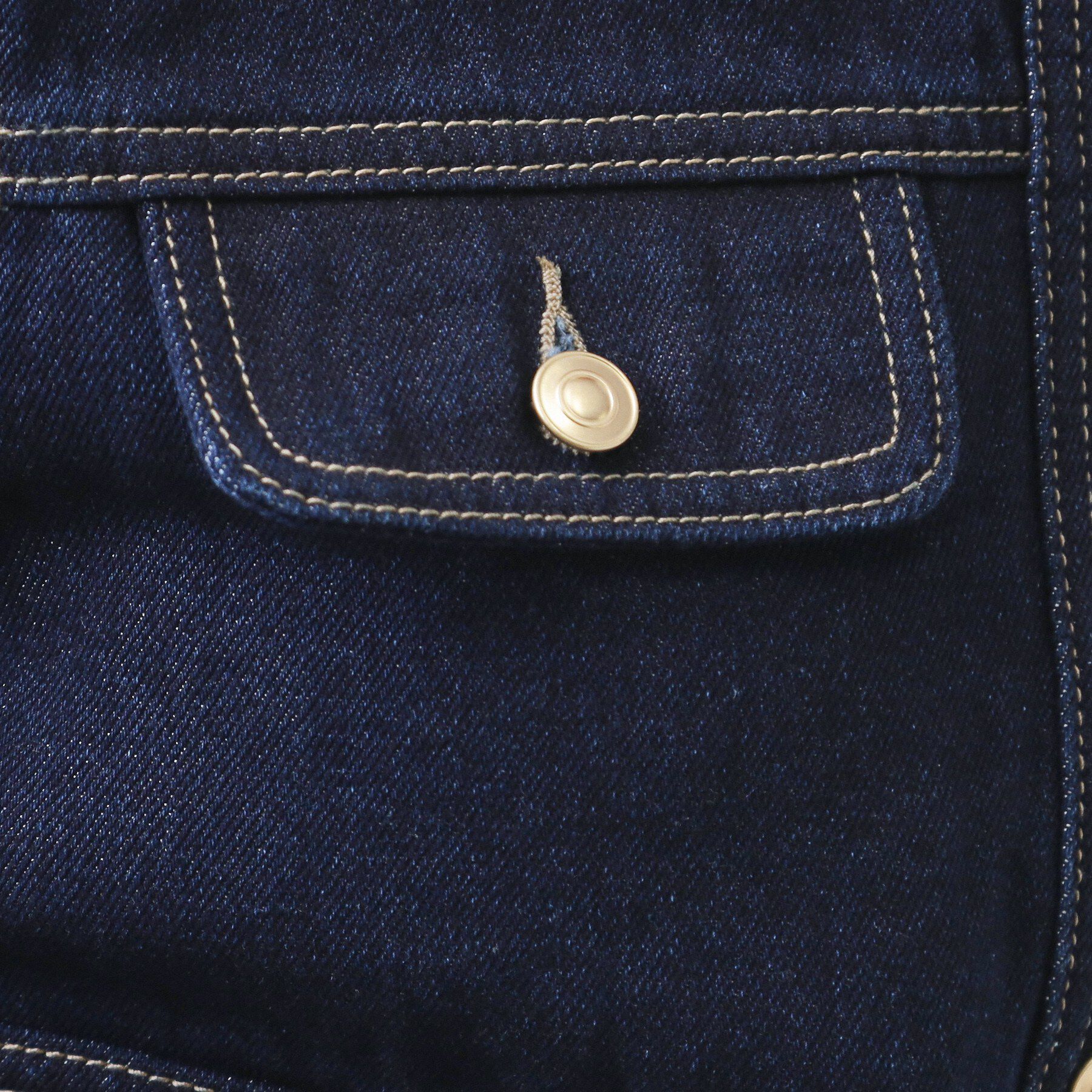 index「ミニマルノーカラーデニムジャケット【洗濯機OK】」|デニムジャケット|