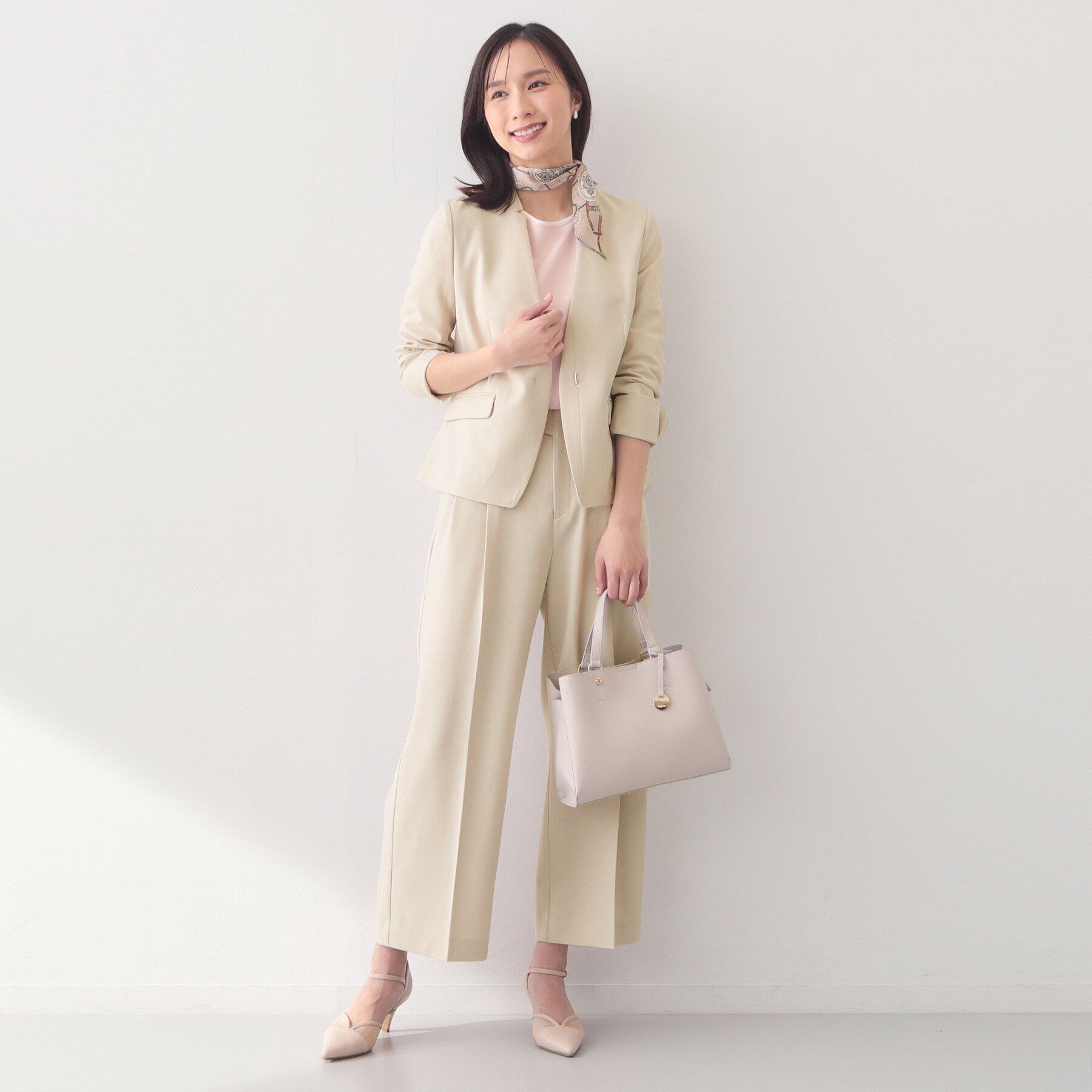 index「ストレッチ2タックワイドパンツ/セットアップ対応可【洗濯機OK/接触冷感/吸水速乾/防シワ】」|その他|