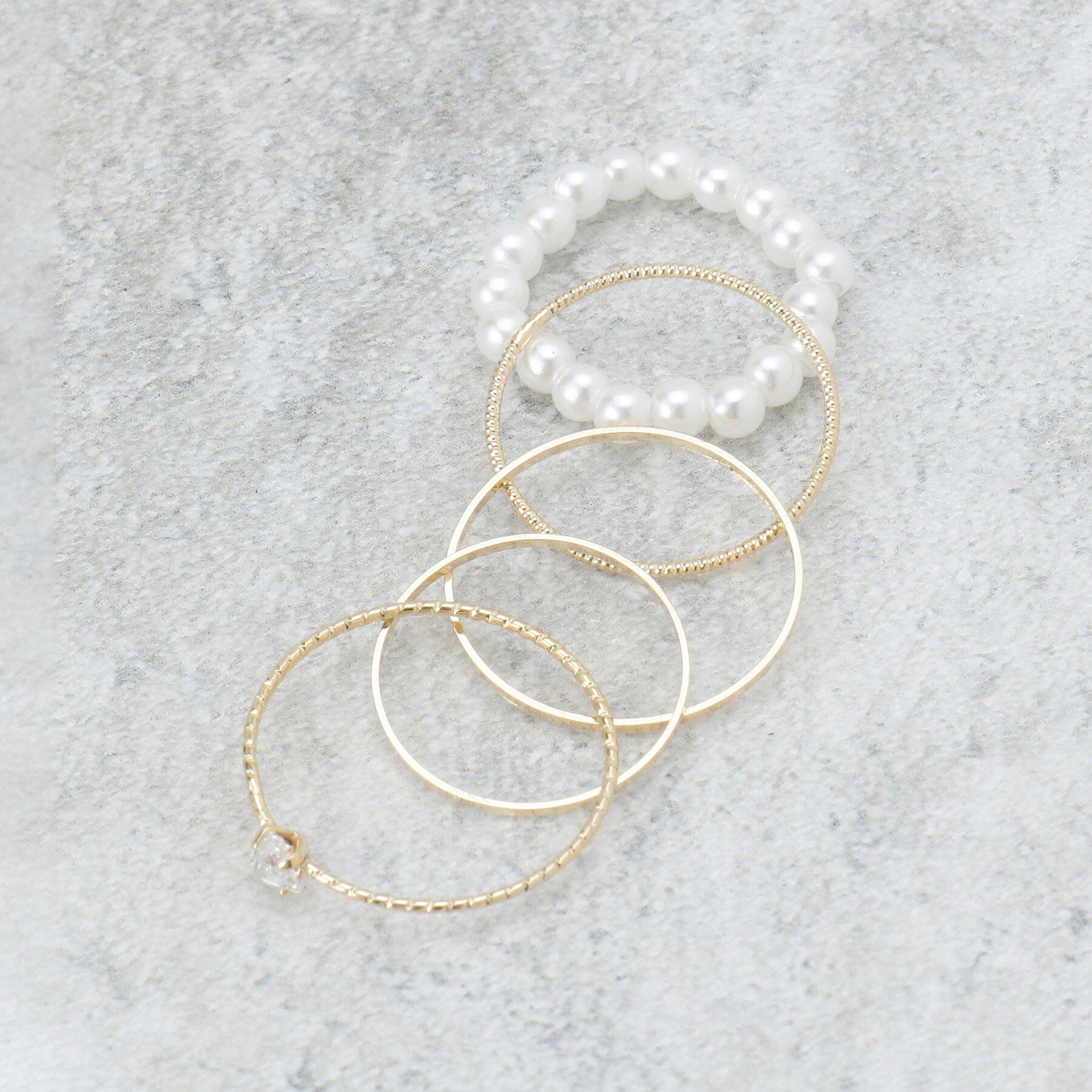 OPAQUE.CLIP「5連リング」|リング|