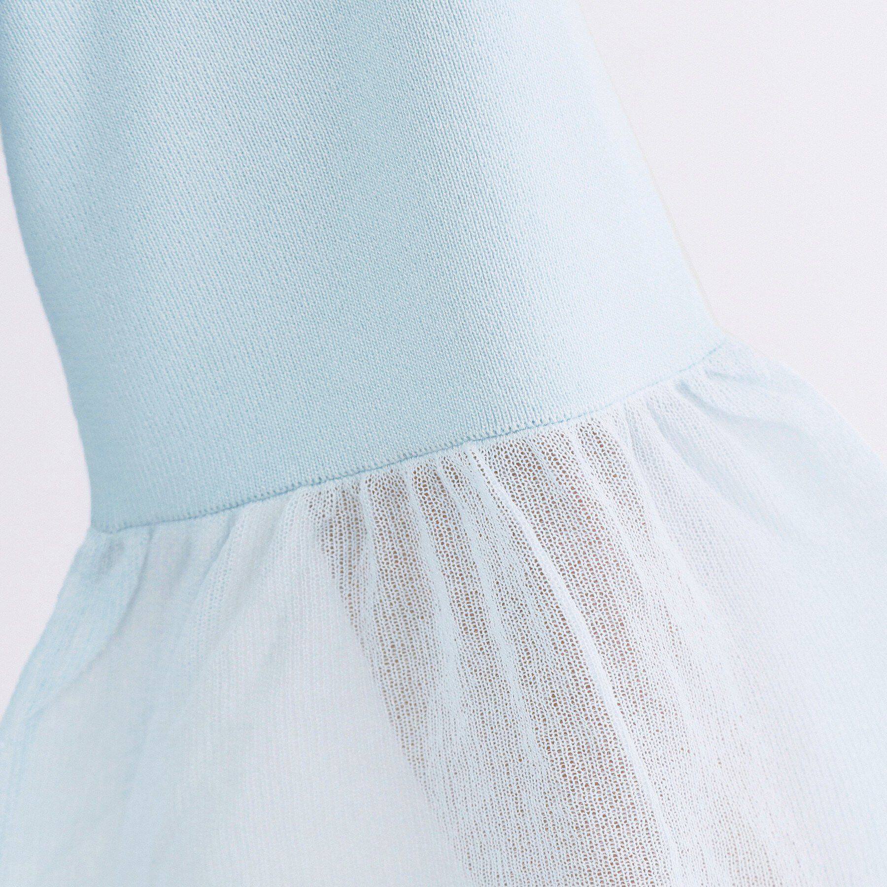 OPAQUE.CLIP「シアーフレアスリーブニット【洗濯機OK/抗ピル】」|ニット・セーター|