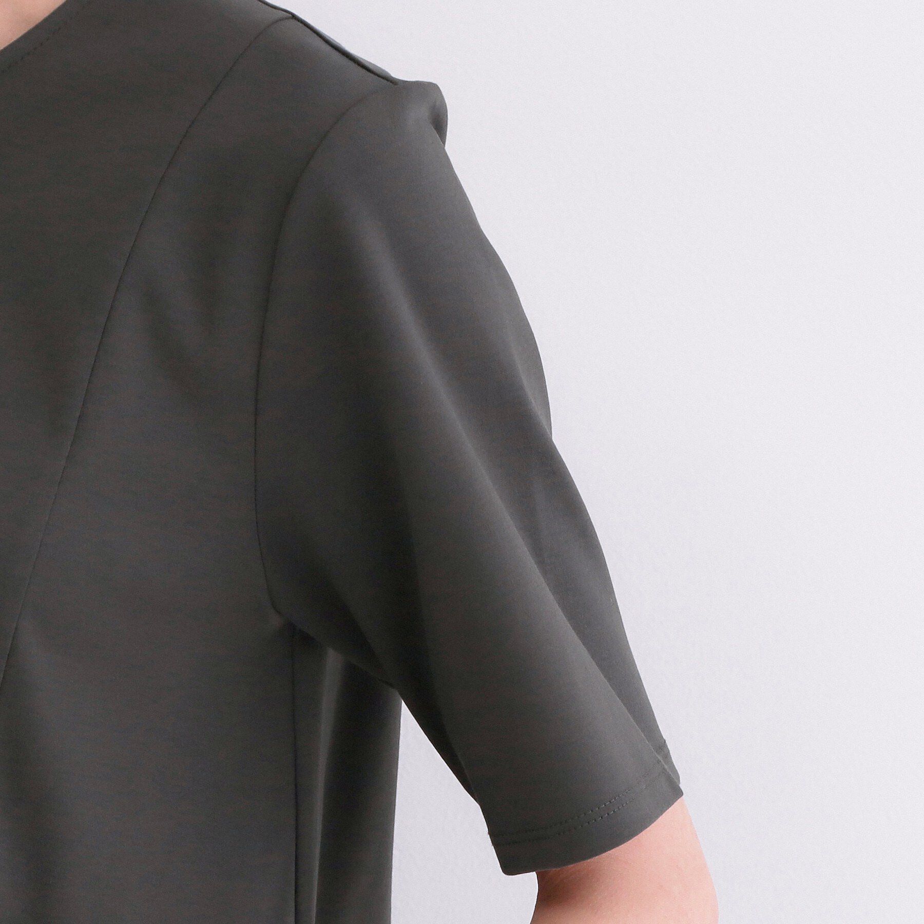 OPAQUE.CLIP「ペプラムドッキングカットソー【洗濯機OK】」|Tシャツ・カットソー|