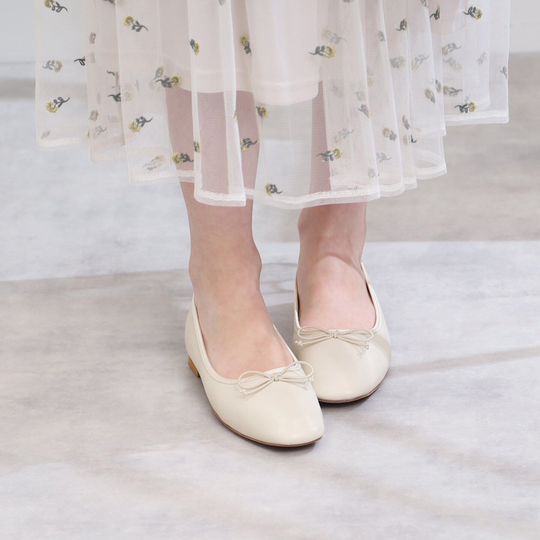 Couture broach「カラーソフトバレエシューズ」|パンプス|