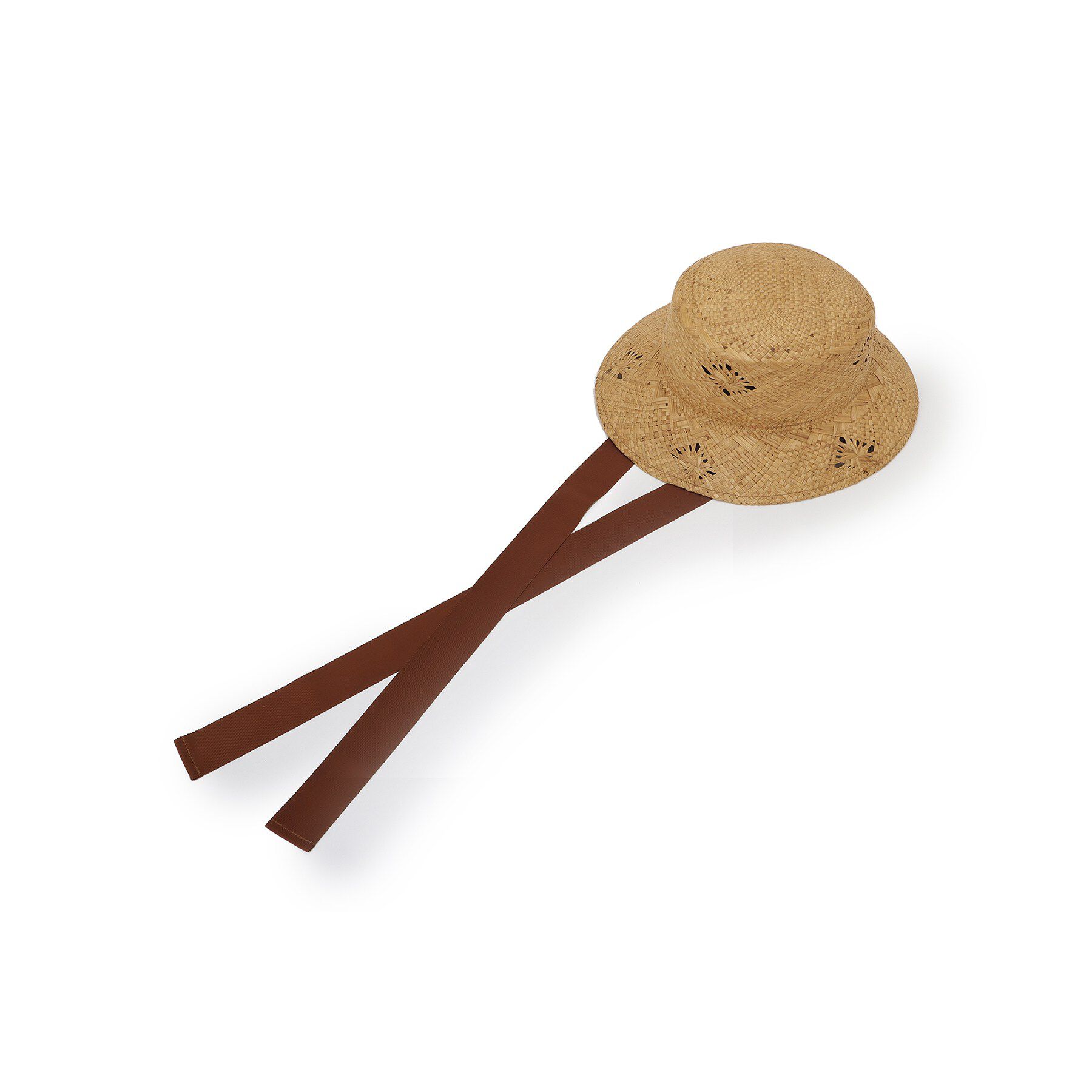 Couture broach「雑材リボン付きハット」|ハット|