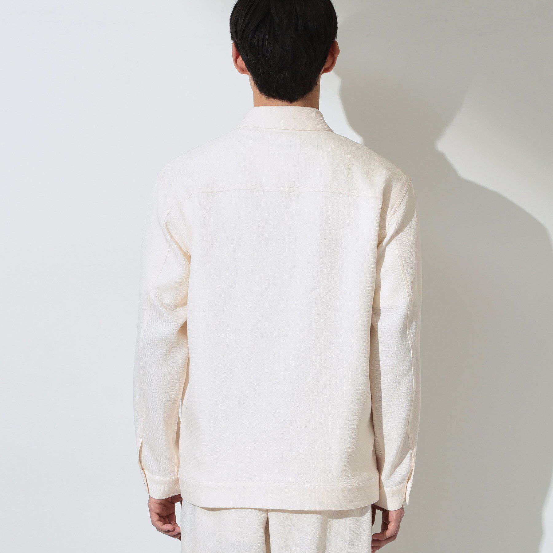 THE SHOP TK「パナマメッシュ シャツブルゾン 洗濯機OK／セットアップ可」|ブルゾン・スタジャン|