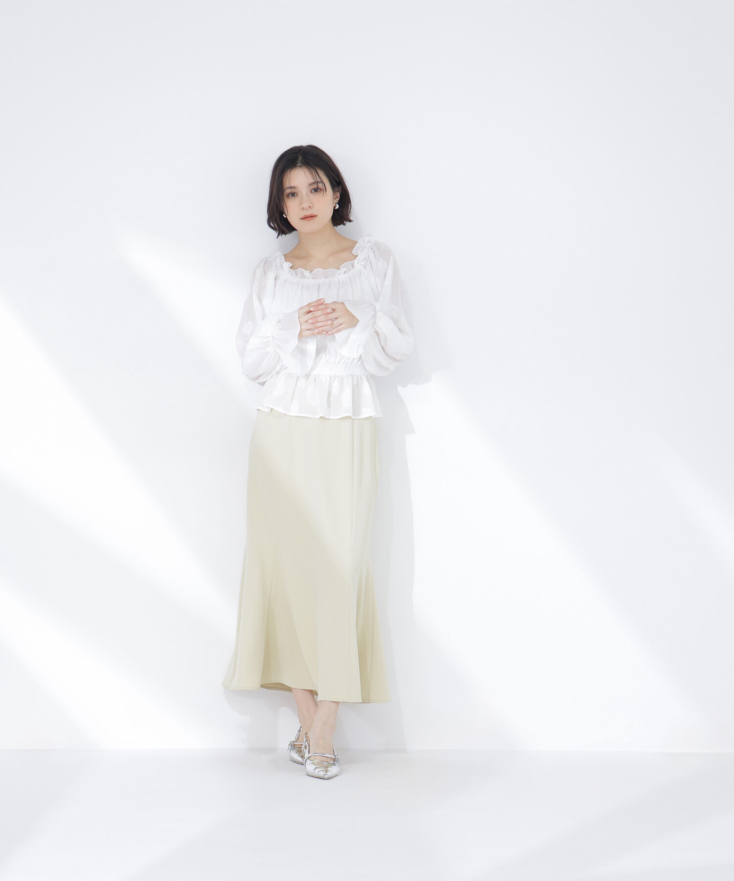  「フラワージャガードブラウス」|シャツ・ブラウス|