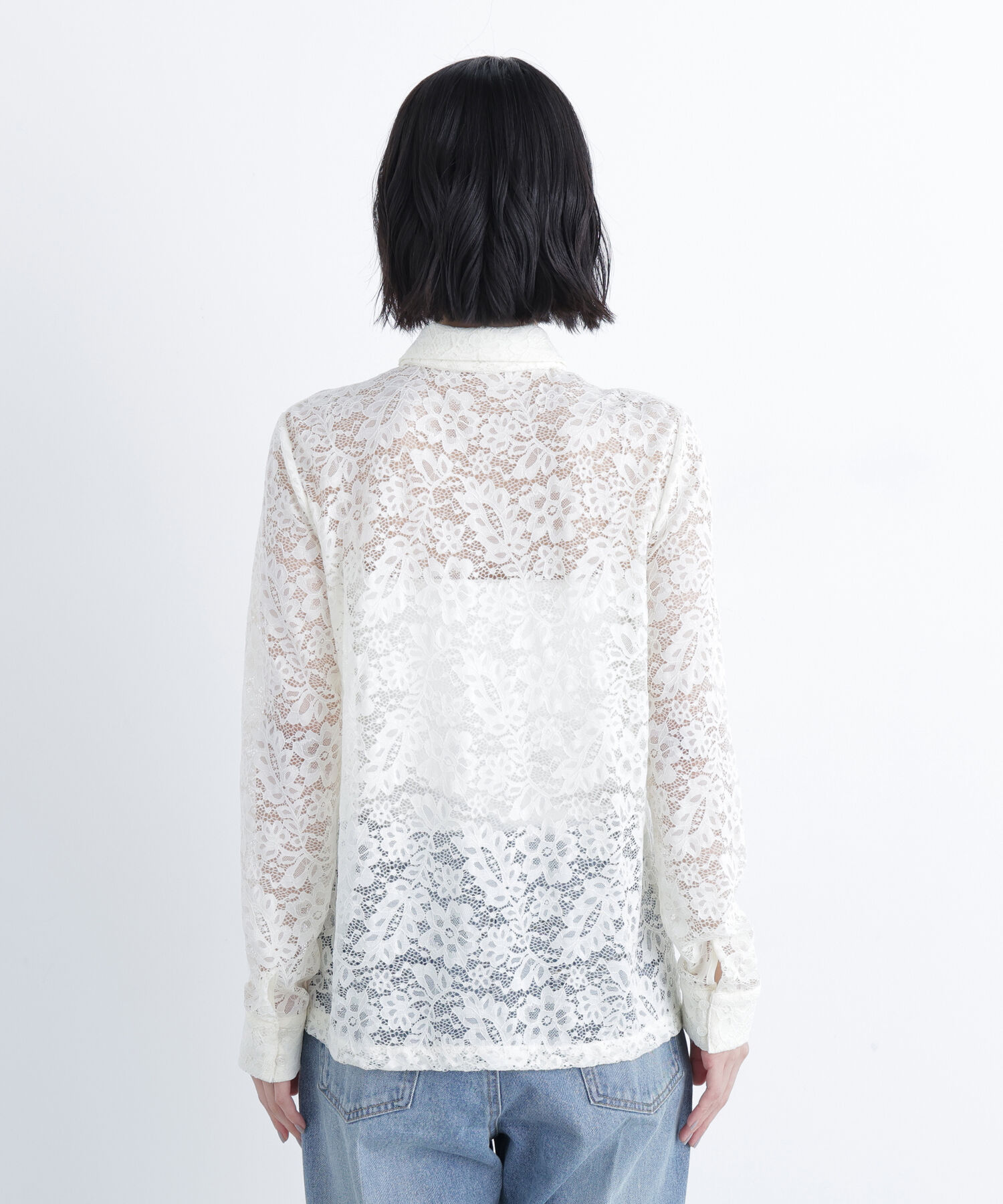  「〈N.〉レースボウタイブラウス」|シャツ・ブラウス|