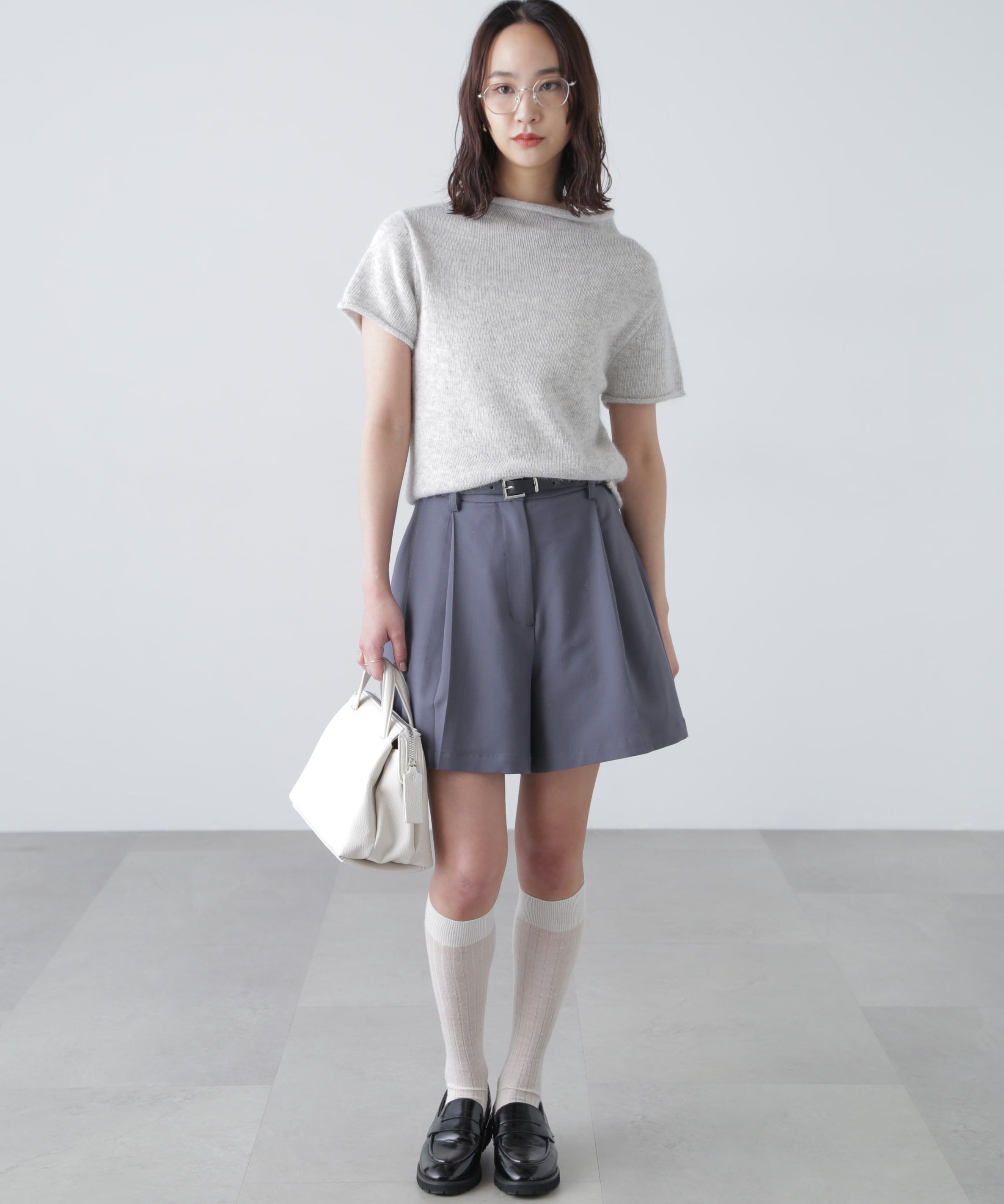  「〈セットアップ対応〉ツータックキュロットパンツ」|その他|