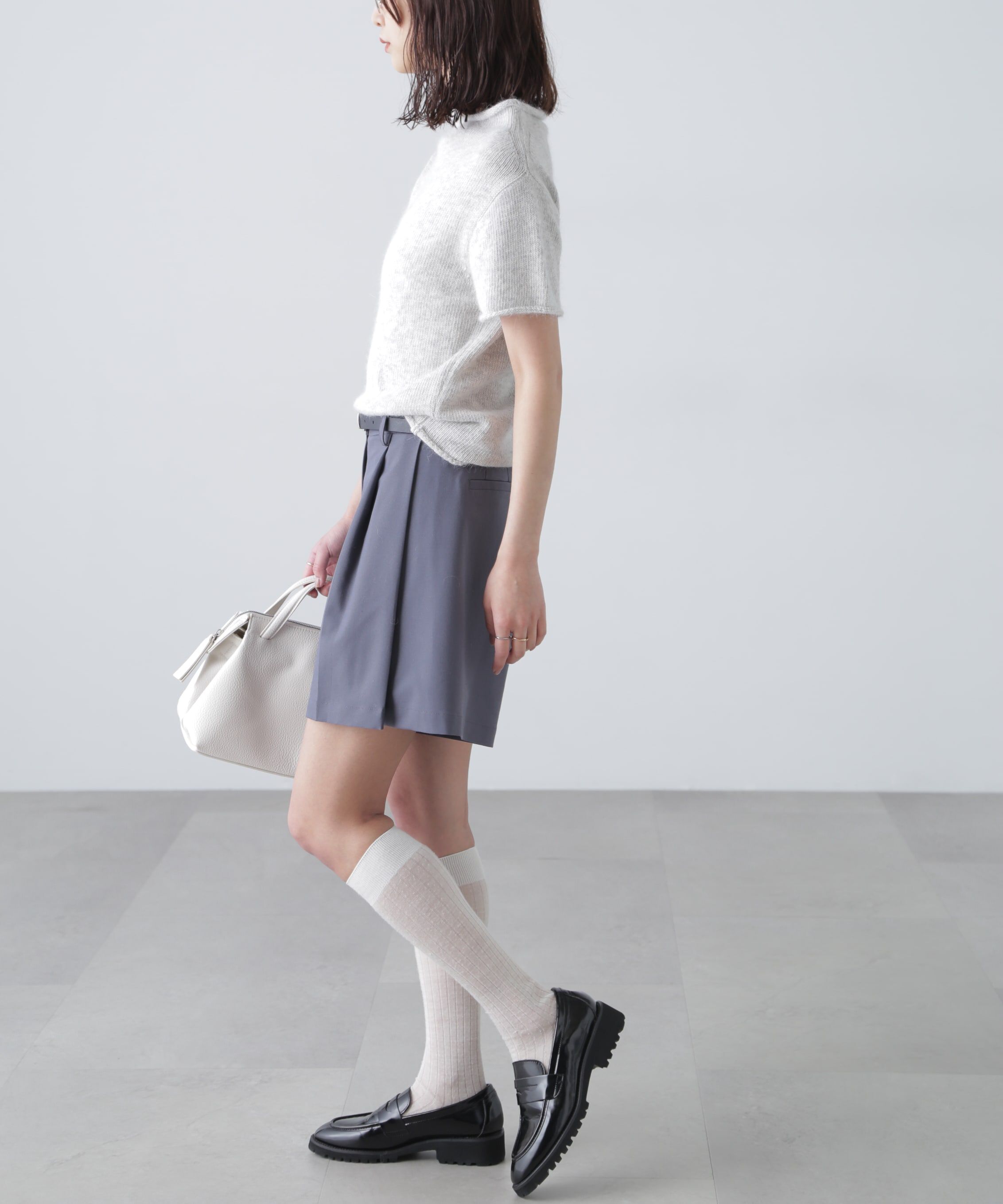  「〈セットアップ対応〉ツータックキュロットパンツ」|その他|