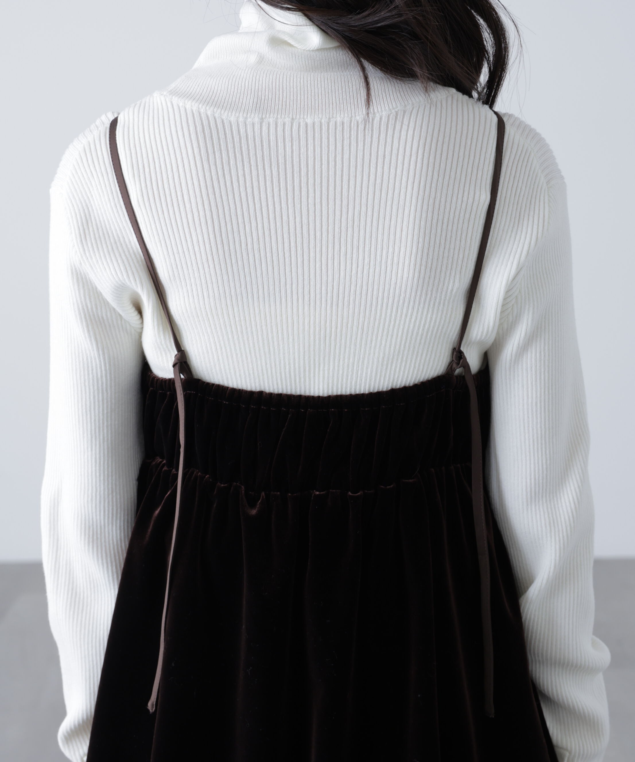  「ベロアバルーンチュニックブラウス」|シャツ・ブラウス|