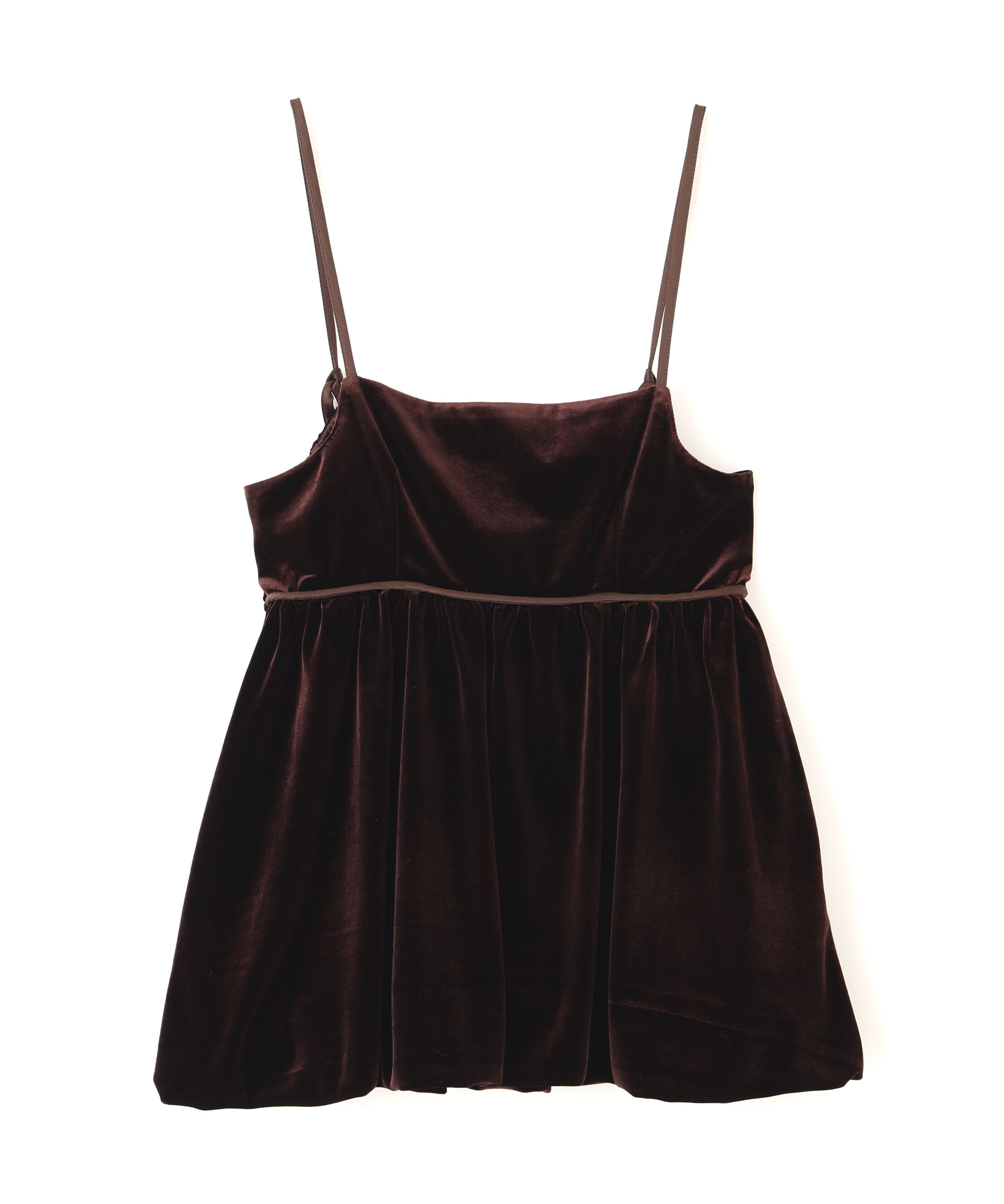  「ベロアバルーンチュニックブラウス」|シャツ・ブラウス|