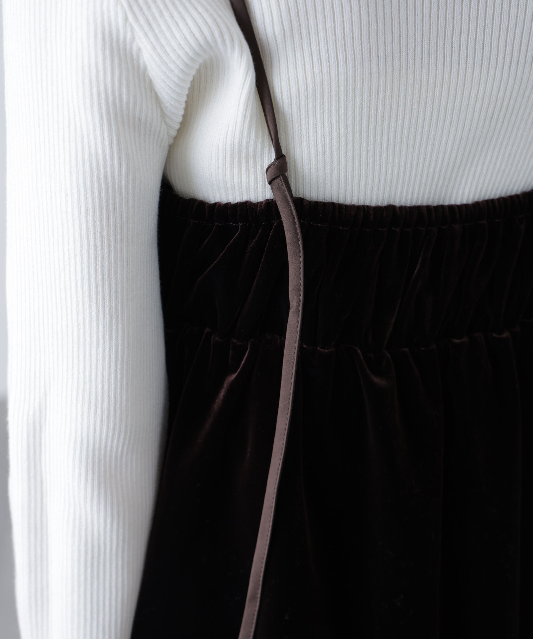  「ベロアバルーンチュニックブラウス」|シャツ・ブラウス|