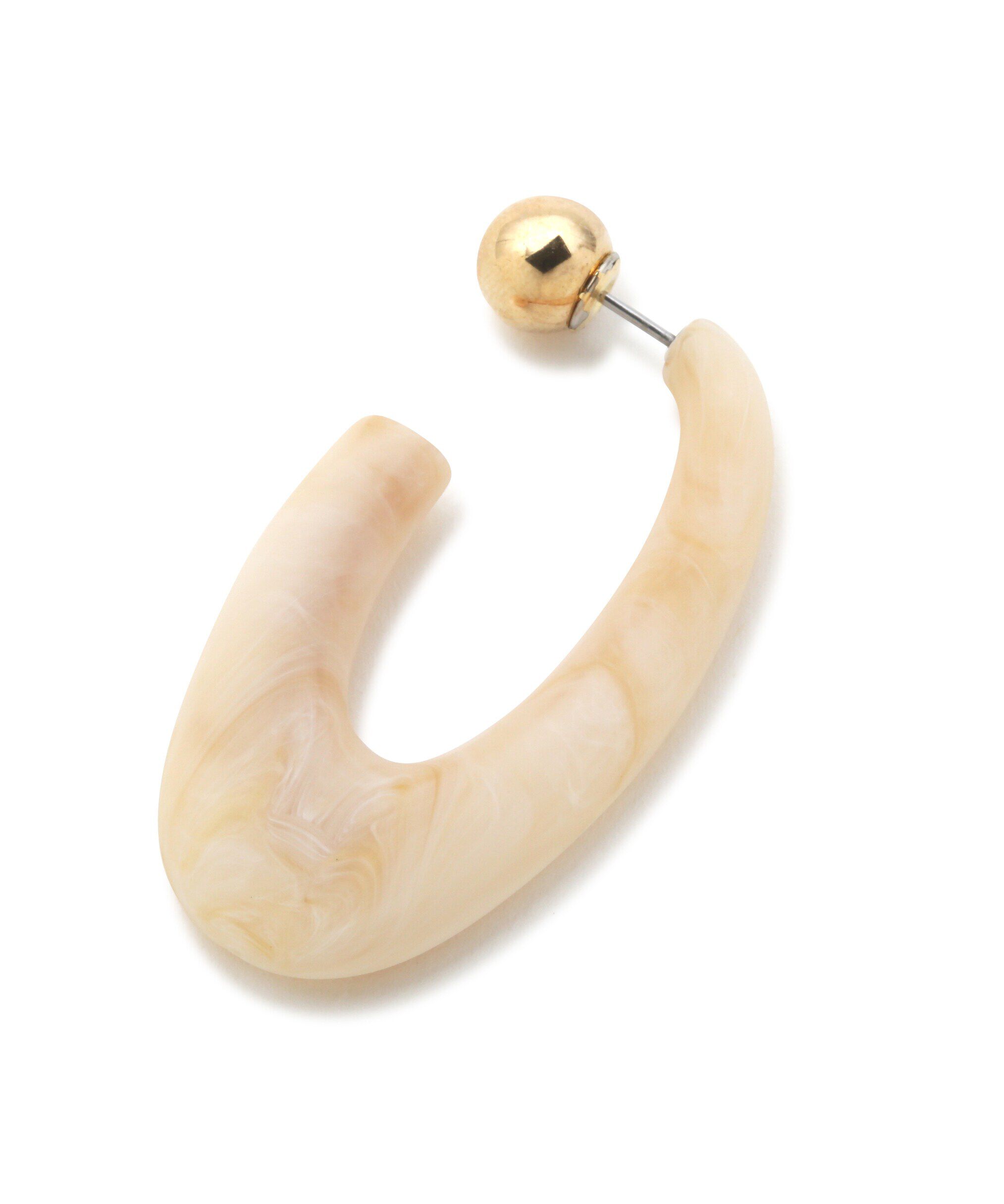  「マーブルラウンドピアス」|その他|