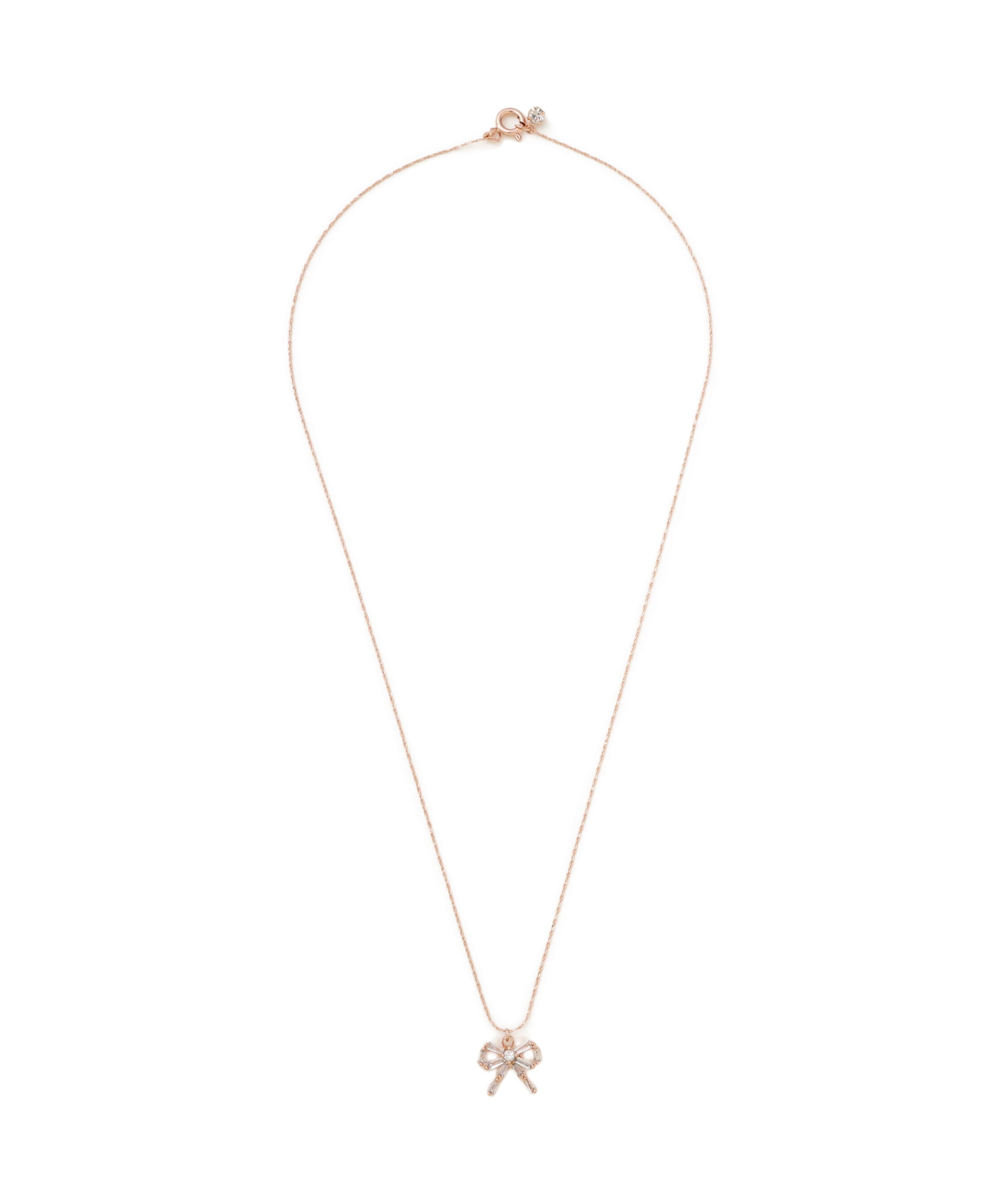  「Cubic プチリボンネックレス」|その他|