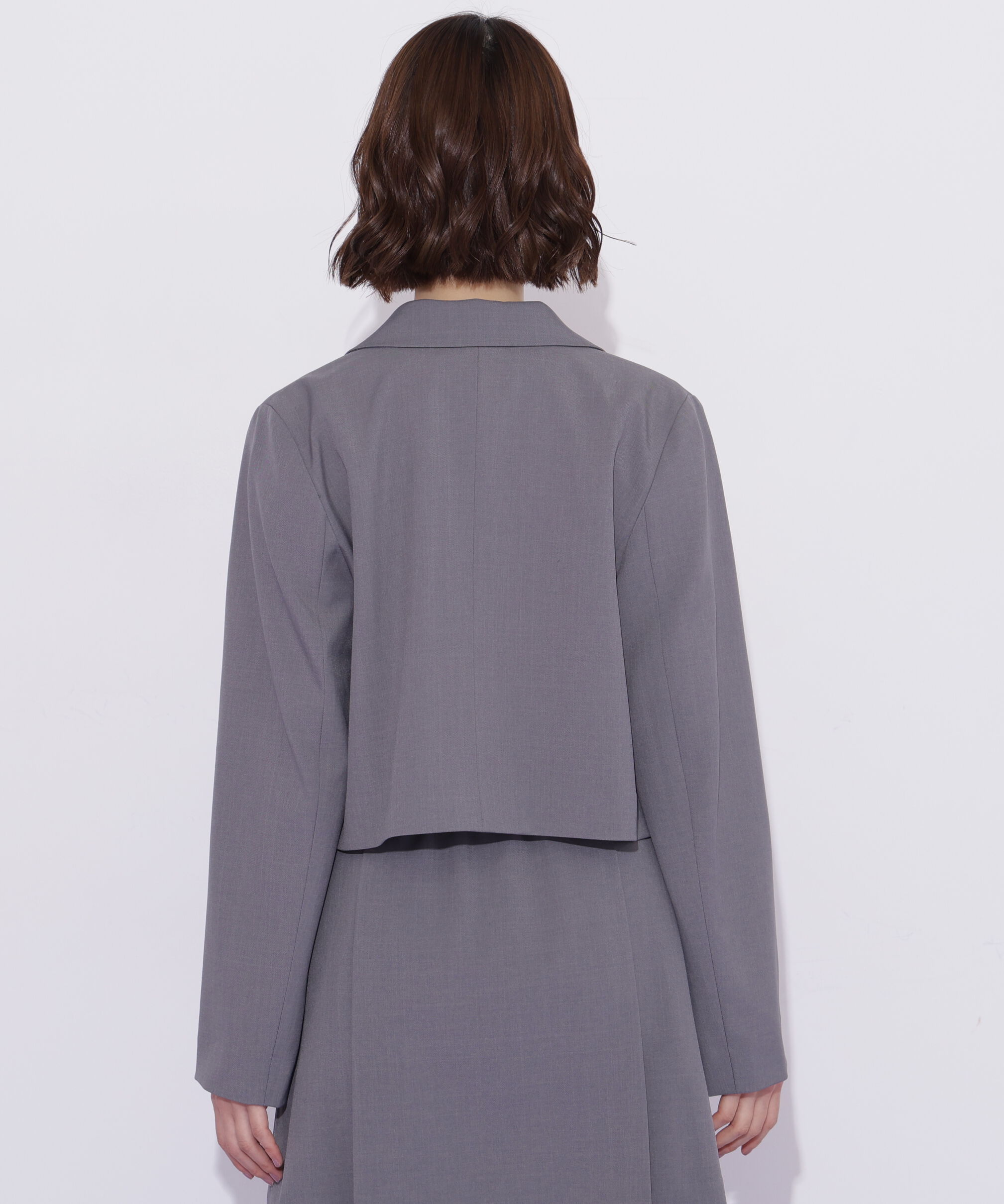  「セットアップ対応ショート丈テーラードジャケット」|その他|