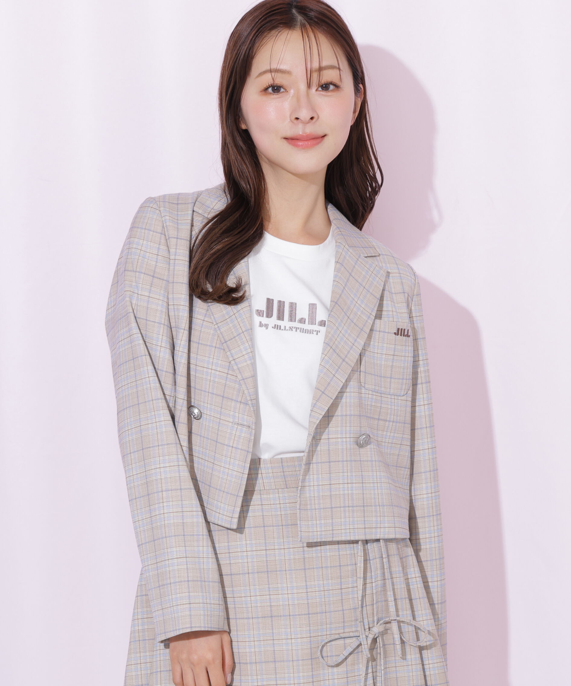  「セットアップ対応ショート丈テーラードジャケット」|その他|