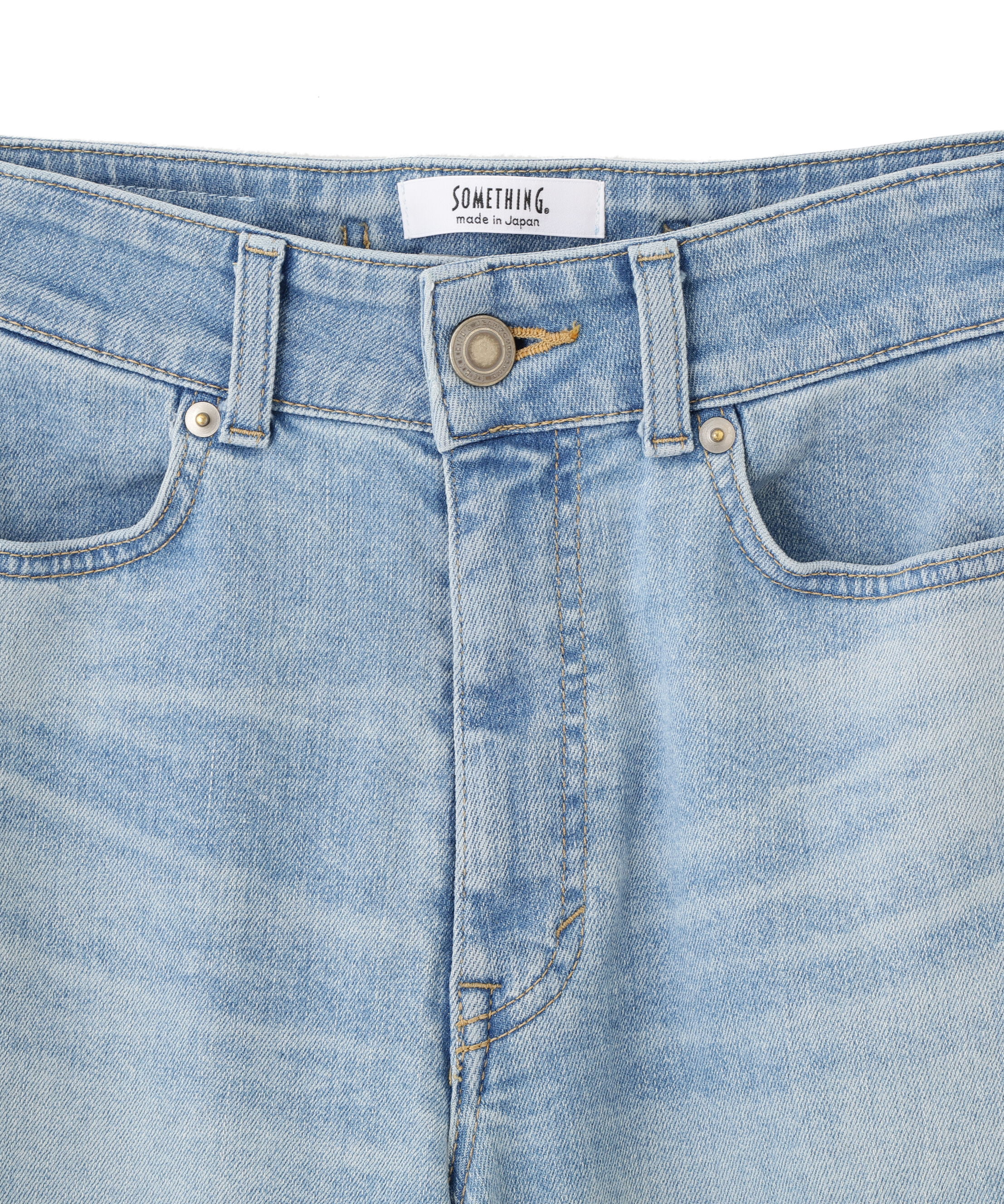  「SOMETHING 別注レースアップワイドデニムパンツ」|その他|