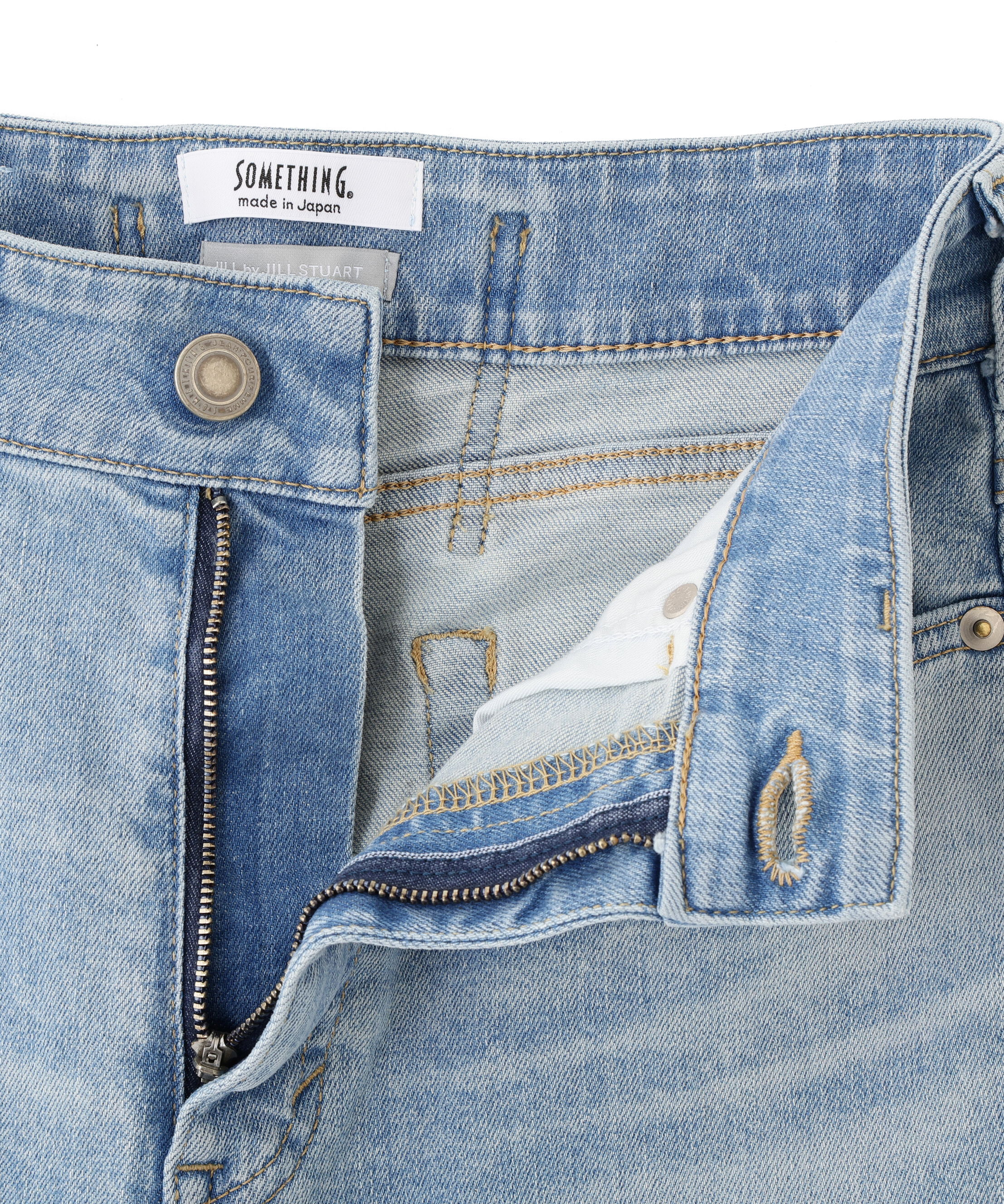  「SOMETHING 別注レースアップワイドデニムパンツ」|その他|