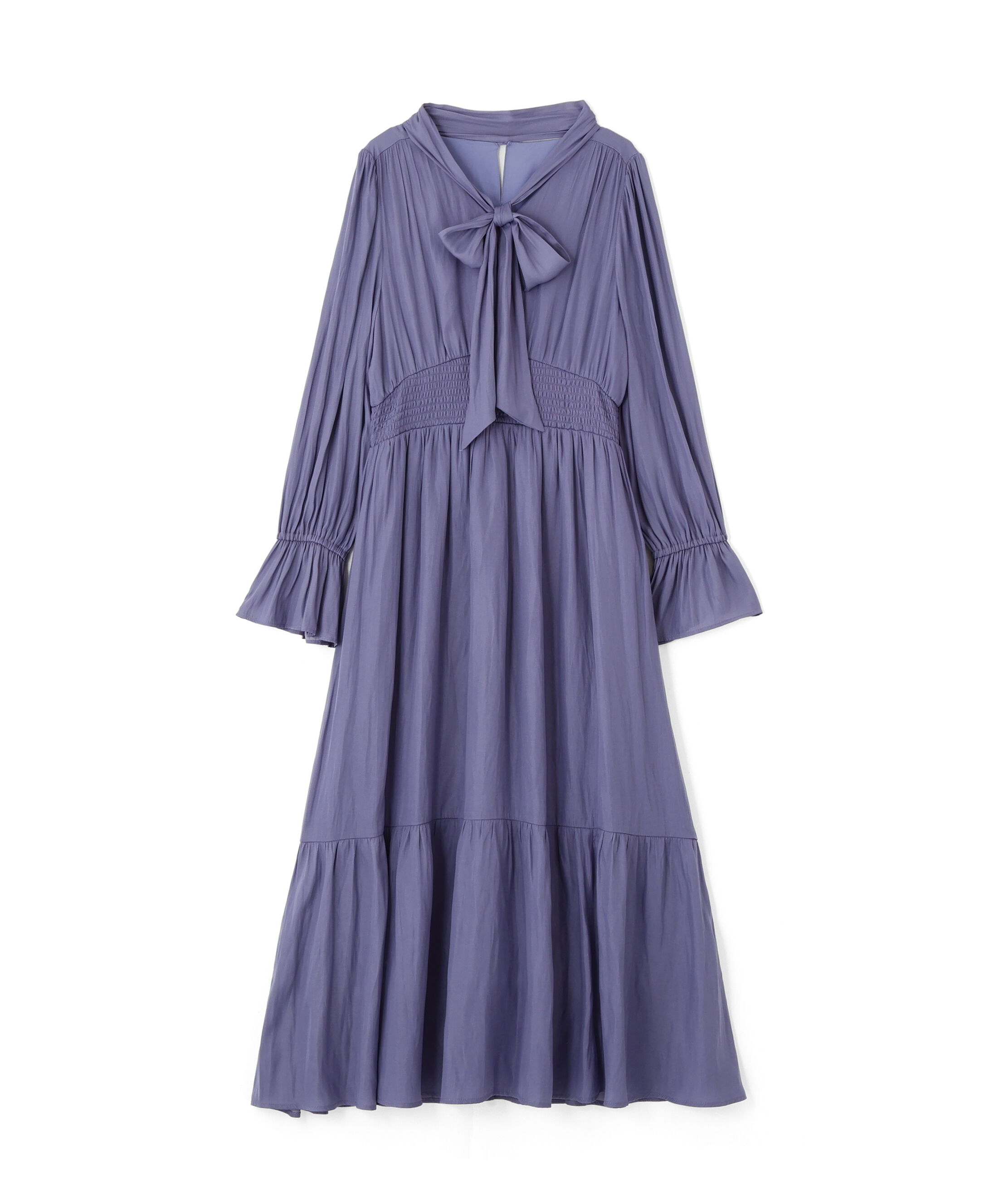 PROPORTION BODY DRESSING「タイ付きギャザーワンピース」|ワンピース|